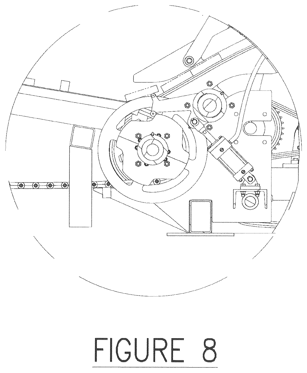 Patent US12612259 Figure 8 – Board feeder