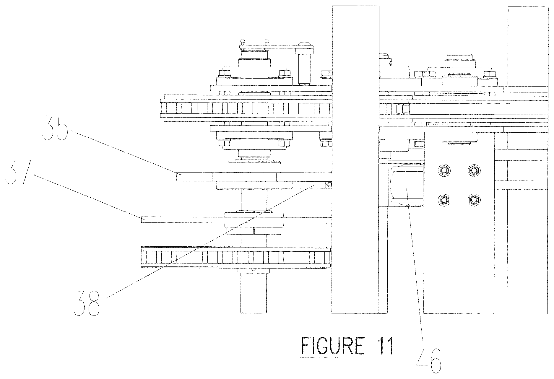 Patent US12612259 Figure 11 – Board feeder