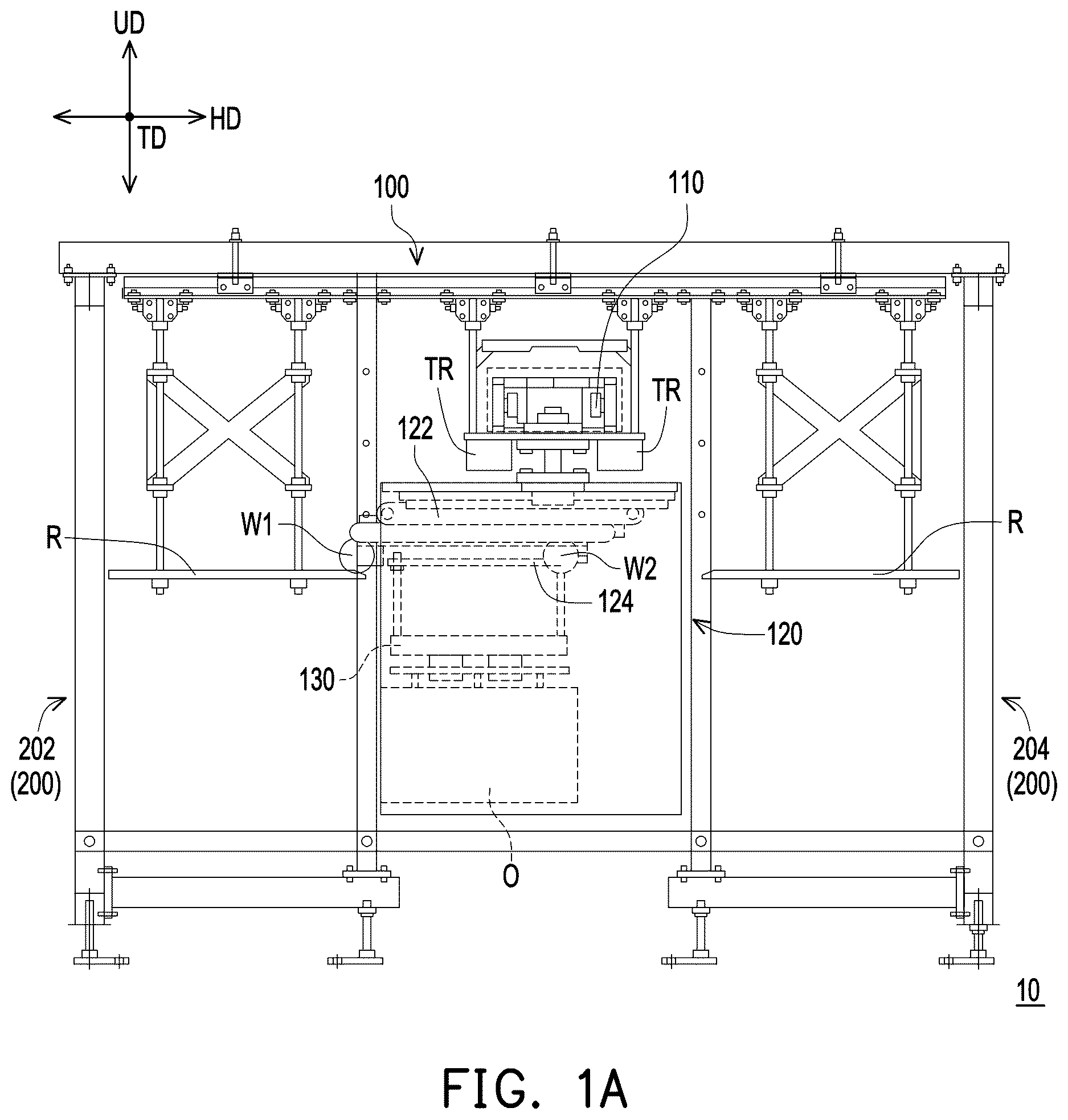 Patent US12612260 Figure 1 – Object conveying system