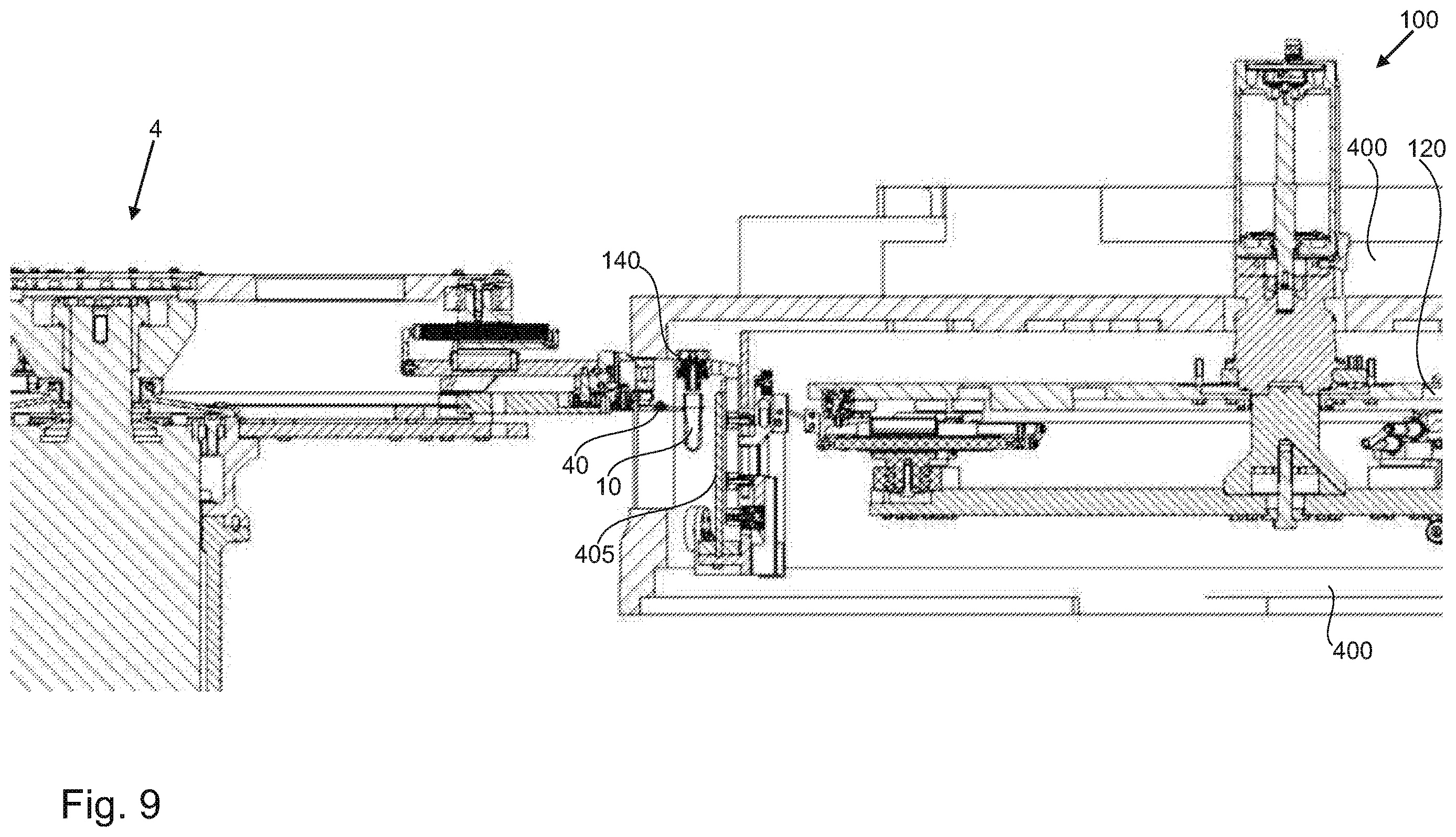 Patent US12612262 Figure 9 – Apparatus and method for treating and in particular sterilising containers