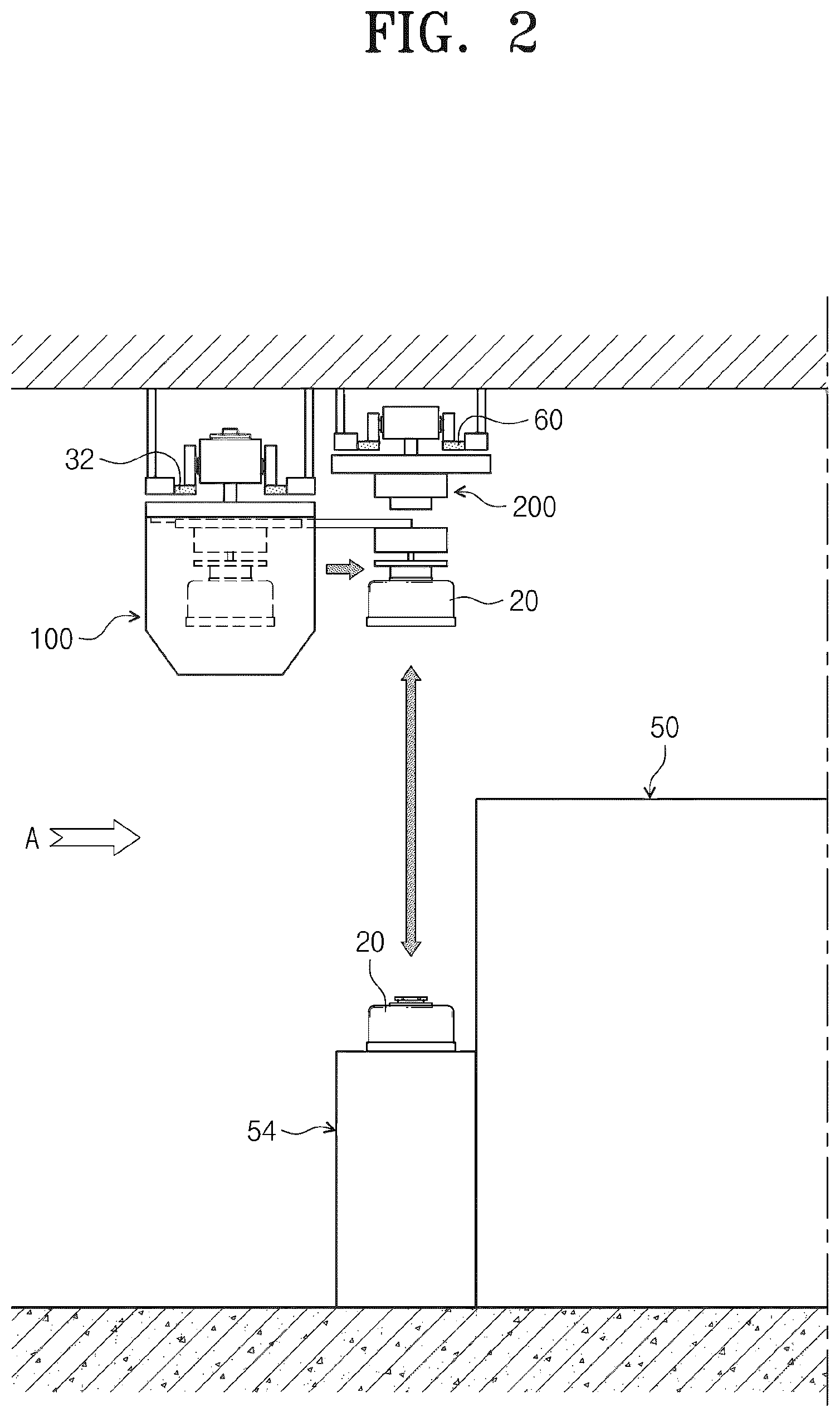 Patent US12612264 Figure 2 – Article transferring apparatus and article transferring method
