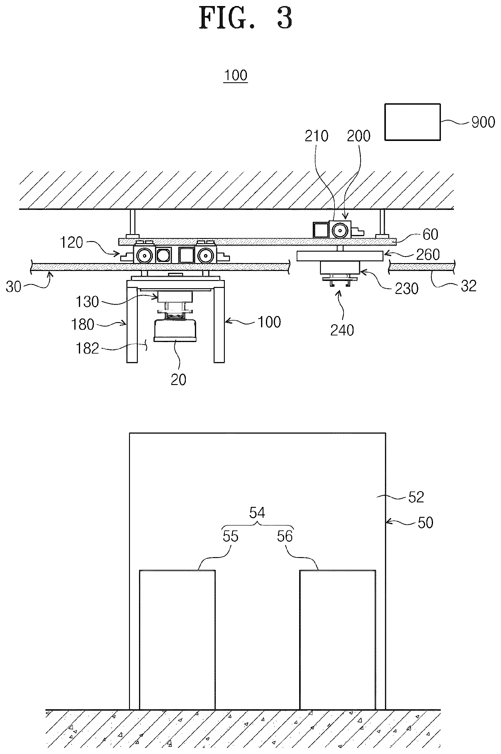 Patent US12612264 Figure 3 – Article transferring apparatus and article transferring method