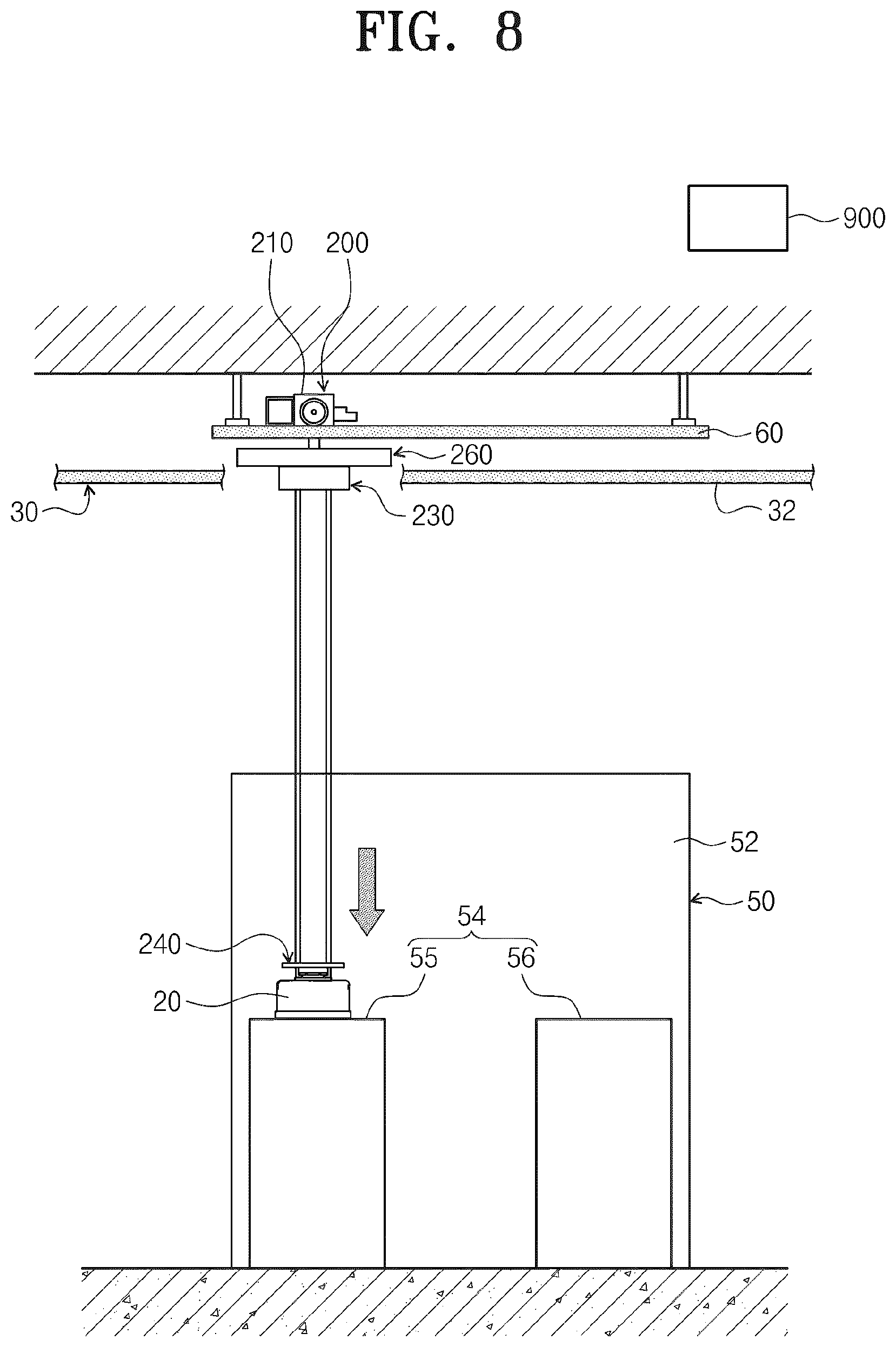 Patent US12612264 Figure 7 – Article transferring apparatus and article transferring method