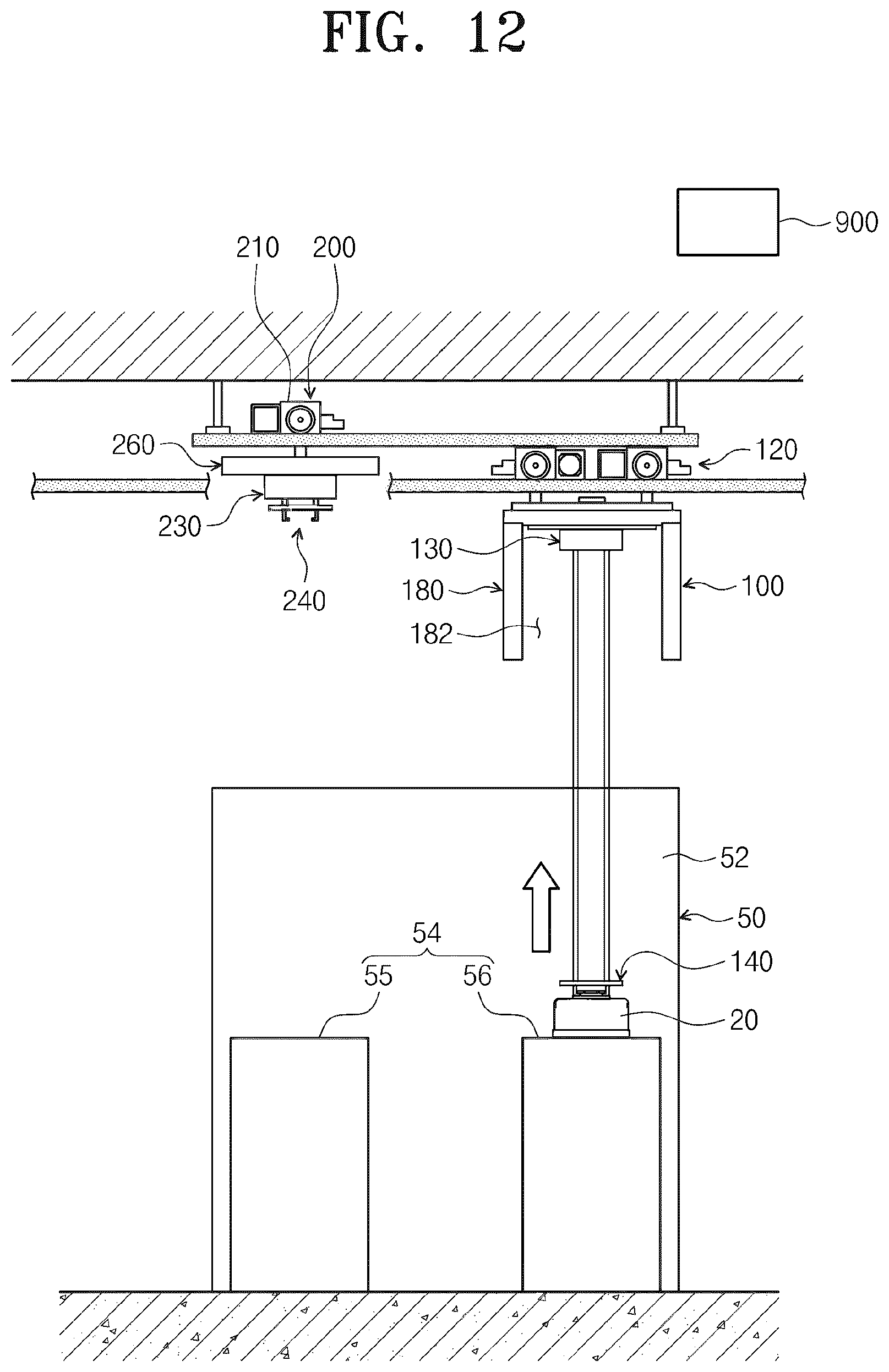 Patent US12612264 Figure 11 – Article transferring apparatus and article transferring method