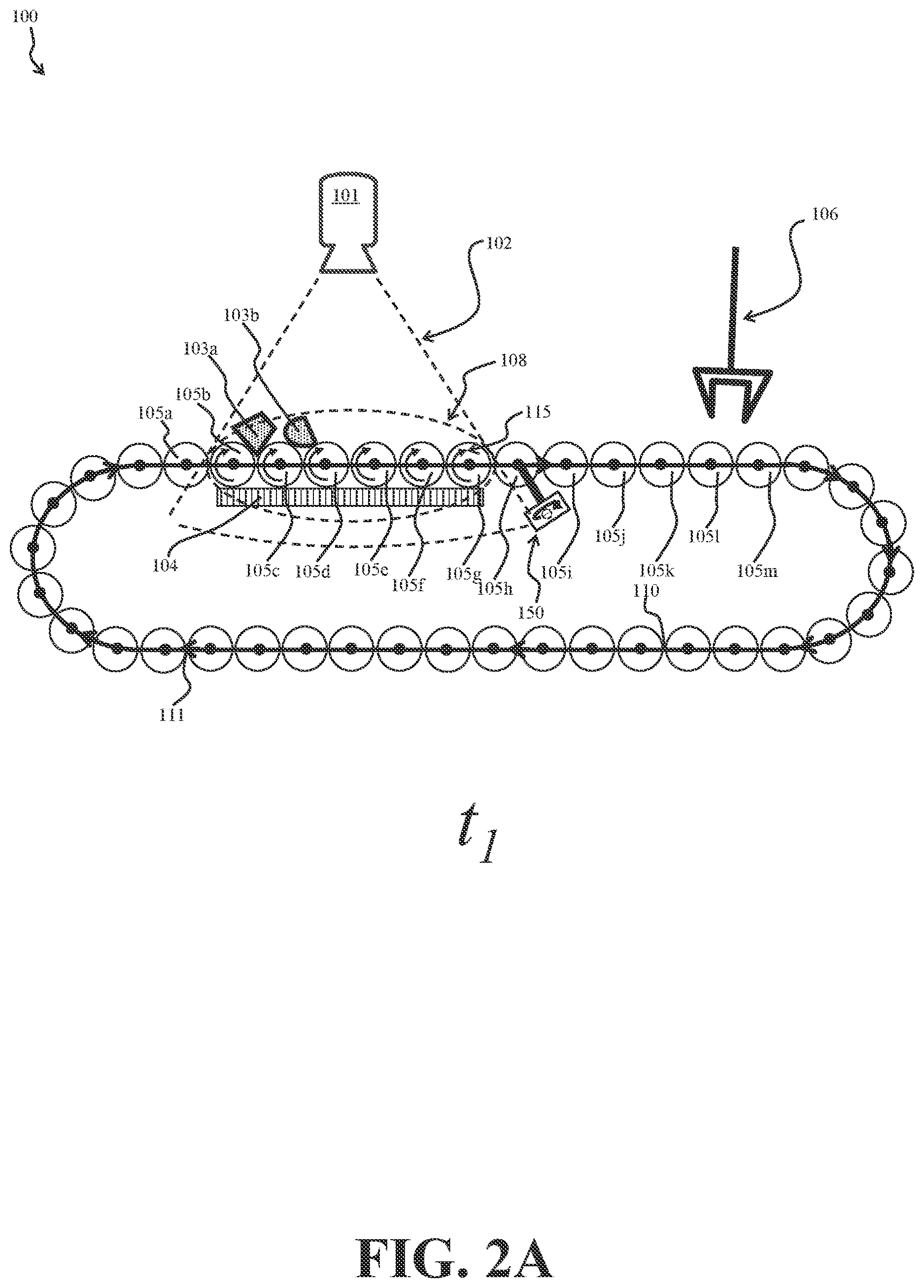 Patent US12612265 Figure 12 – Stable positioning of product for robotic picking off roller table