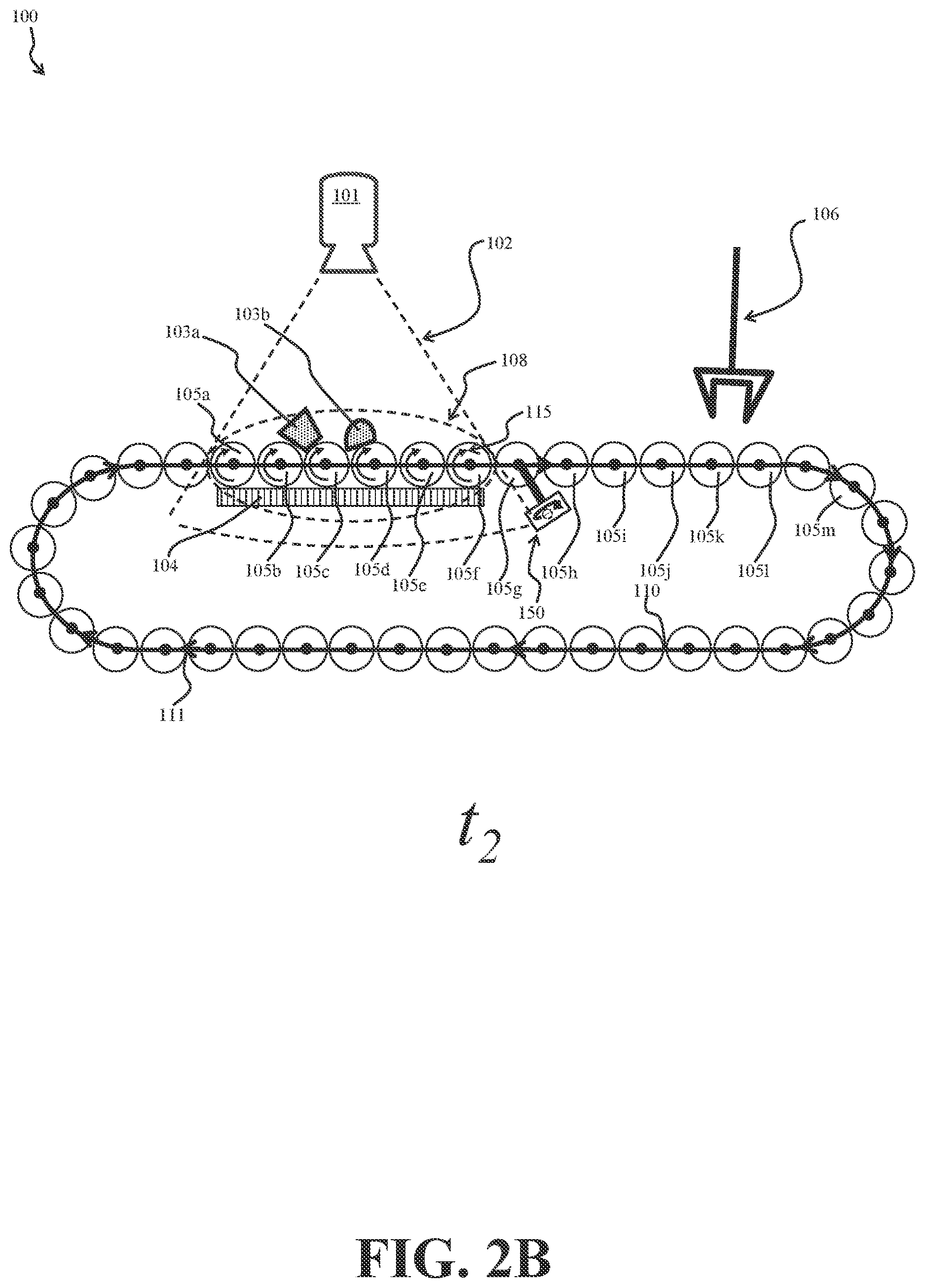 Patent US12612265 Figure 13 – Stable positioning of product for robotic picking off roller table