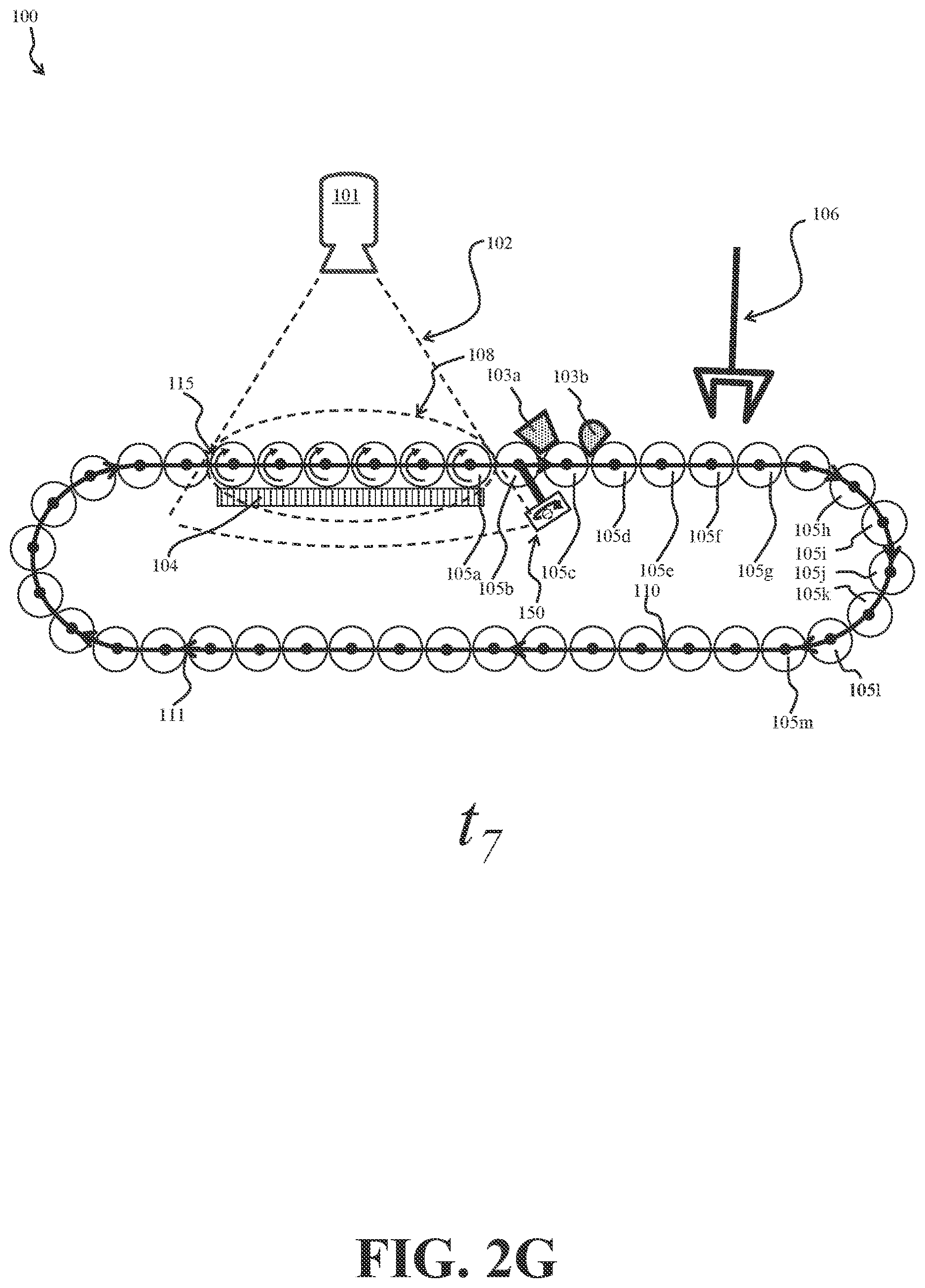 Patent US12612265 Figure 18 – Stable positioning of product for robotic picking off roller table