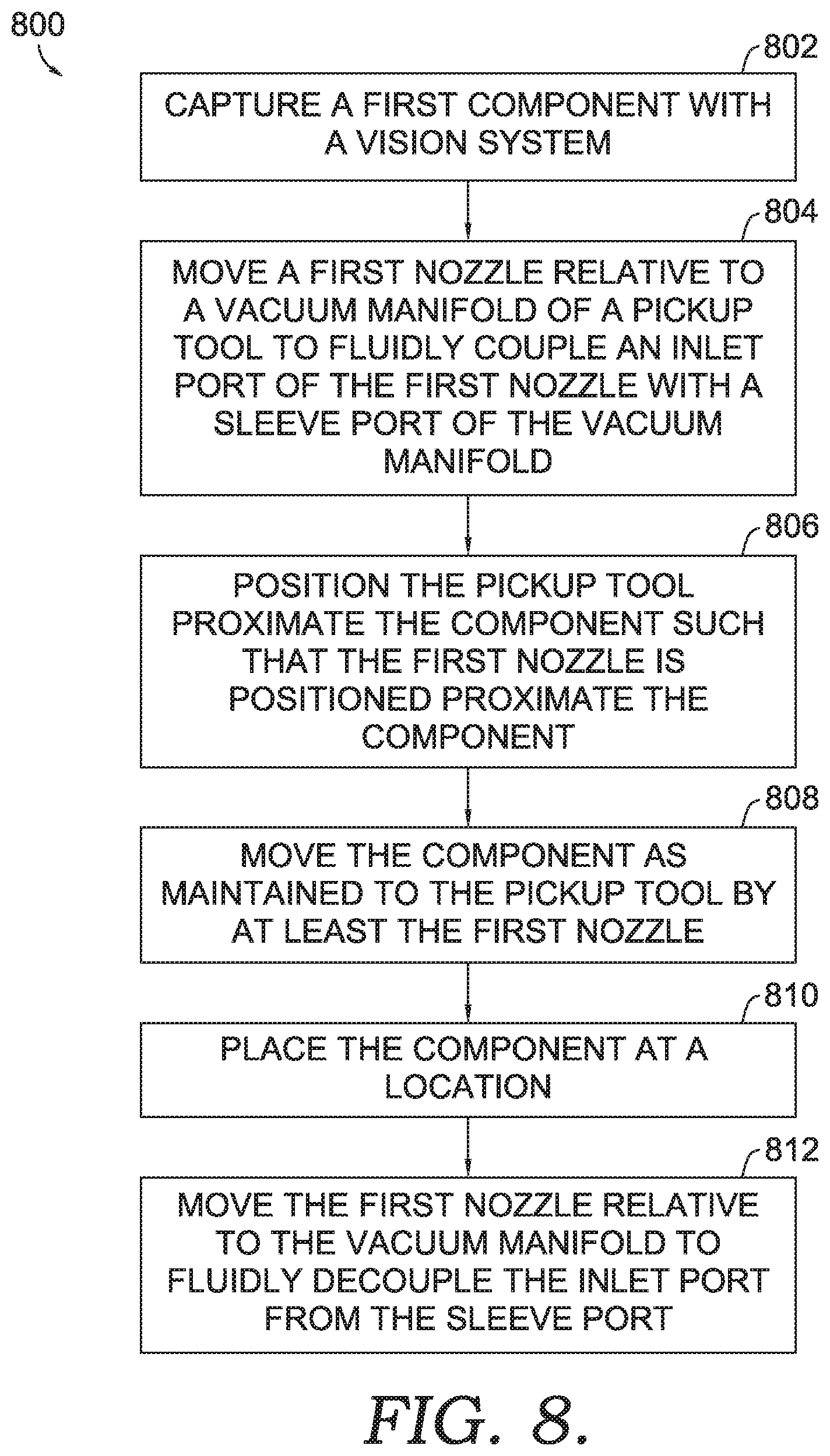 Patent US12612267 Figure 8 – Manufacturing pickup tool