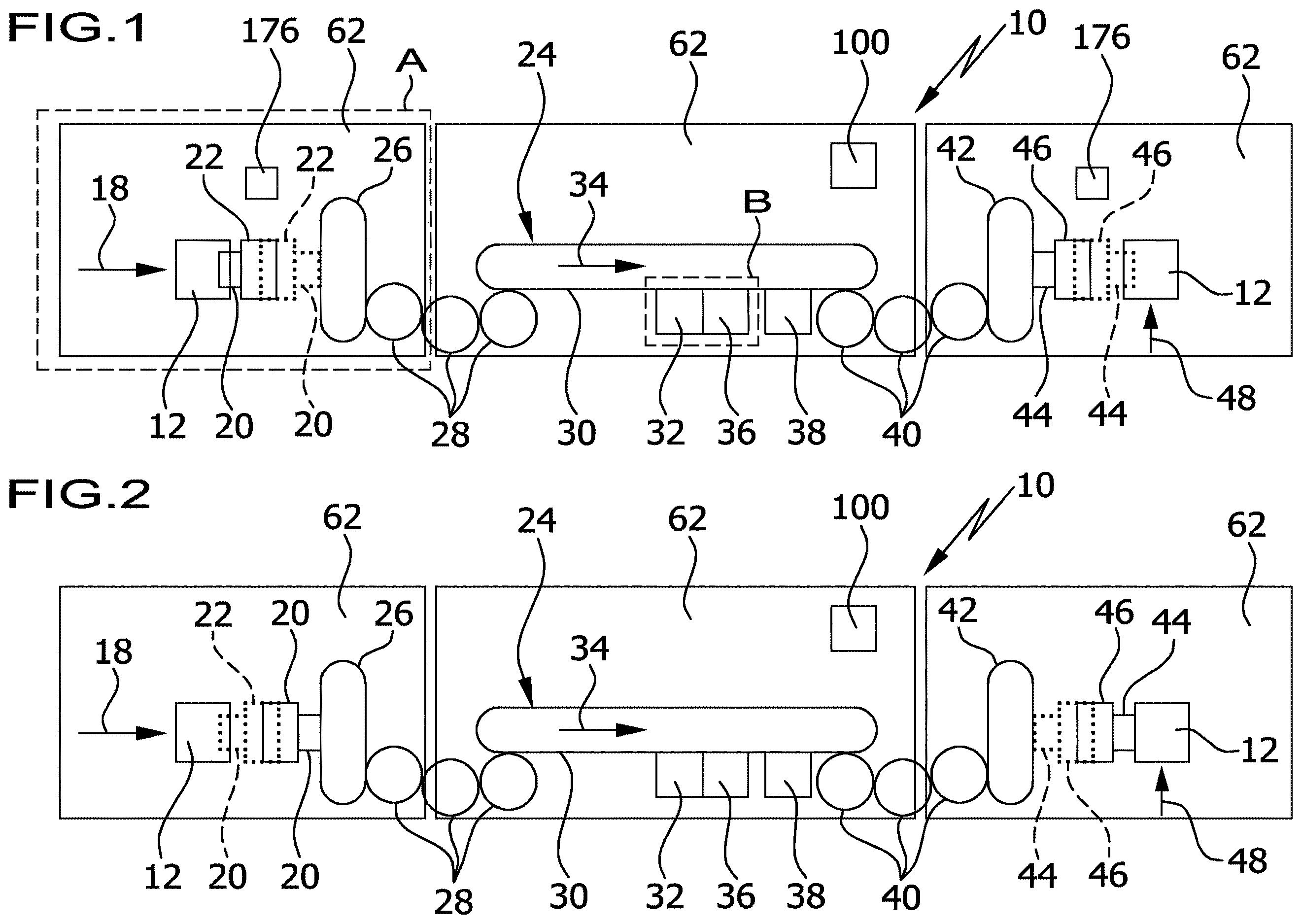 Patent US12612270 Figure 1 – Handling device for pharmaceutical containers, and processing system for pharmaceutical containers comprising a handling device