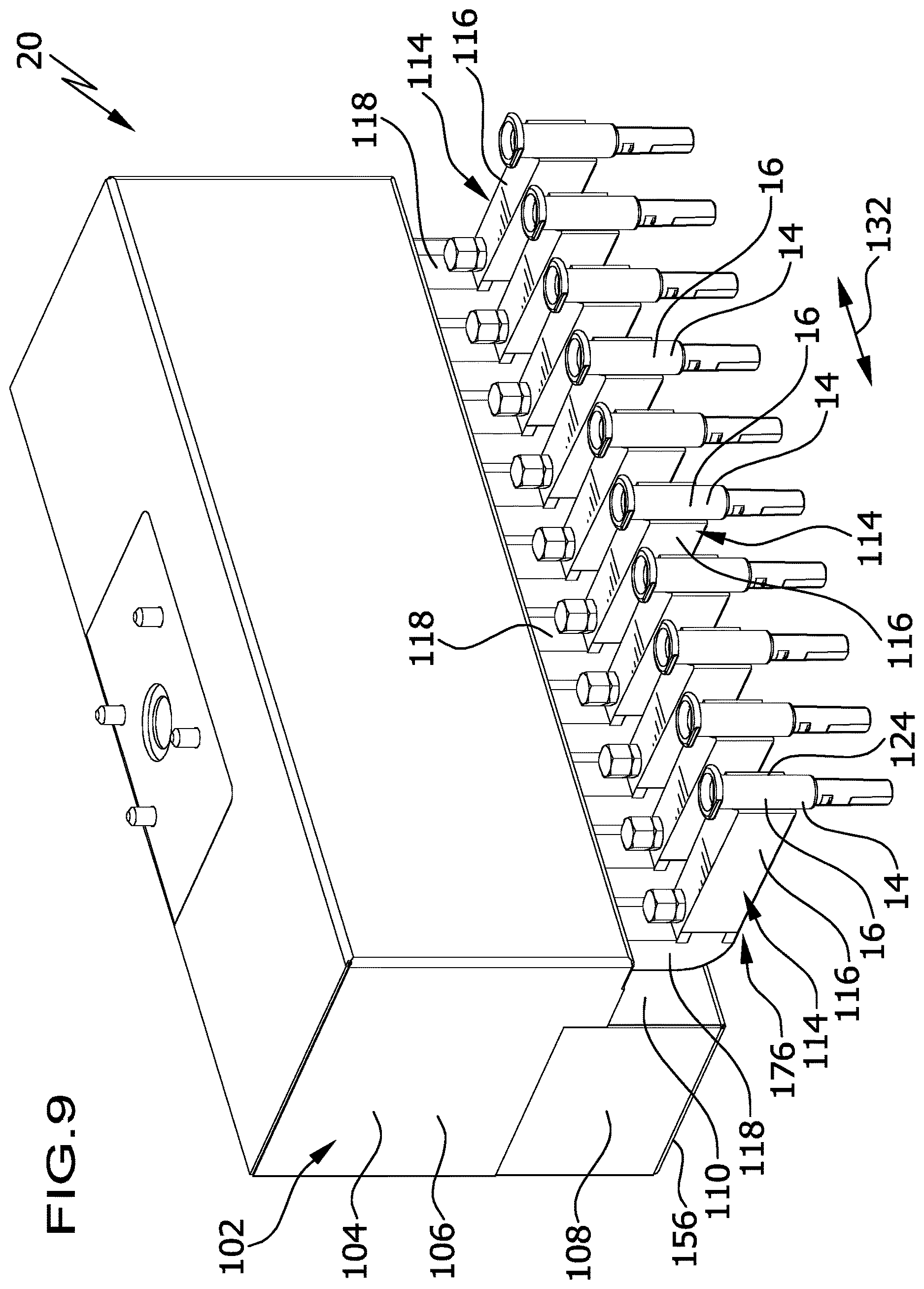 Patent US12612270 Figure 5 – Handling device for pharmaceutical containers, and processing system for pharmaceutical containers comprising a handling device