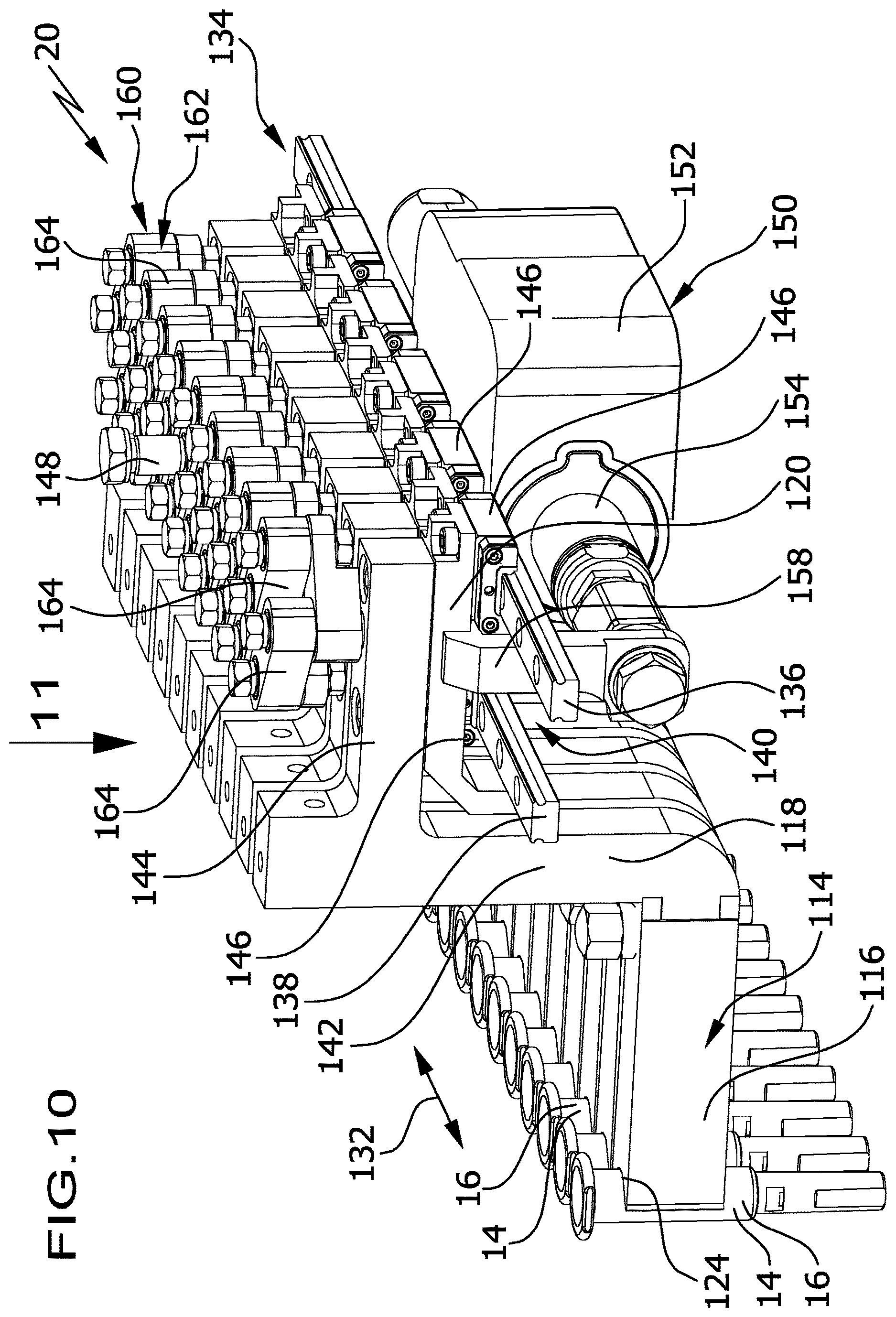 Patent US12612270 Figure 6 – Handling device for pharmaceutical containers, and processing system for pharmaceutical containers comprising a handling device