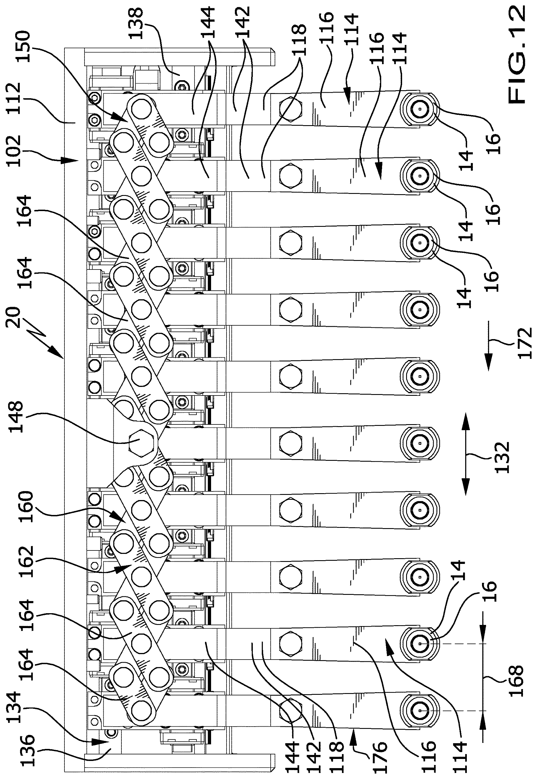 Patent US12612270 Figure 8 – Handling device for pharmaceutical containers, and processing system for pharmaceutical containers comprising a handling device