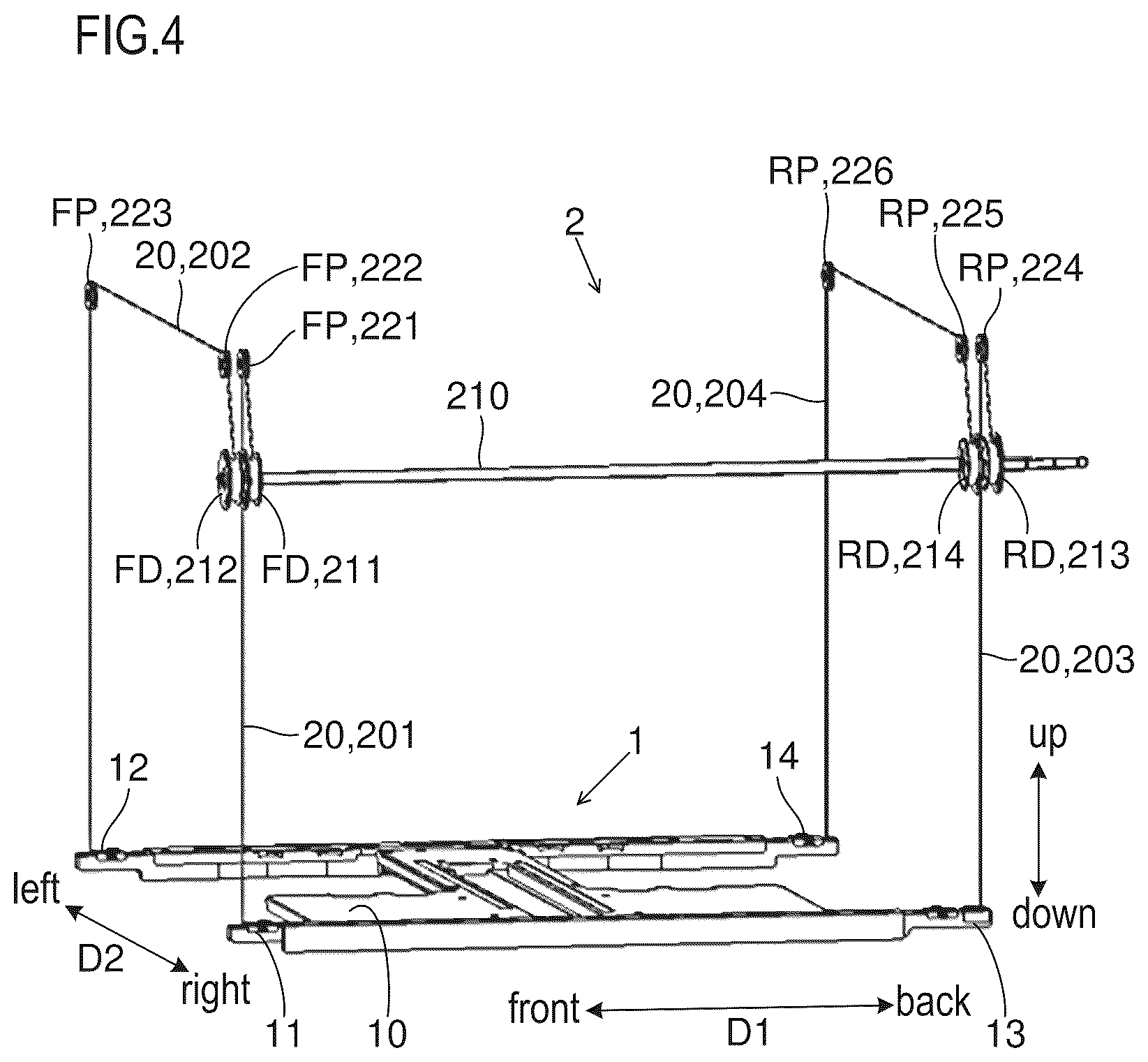Patent US12612272 Figure 4 – Sheet storage device and image formation system including same