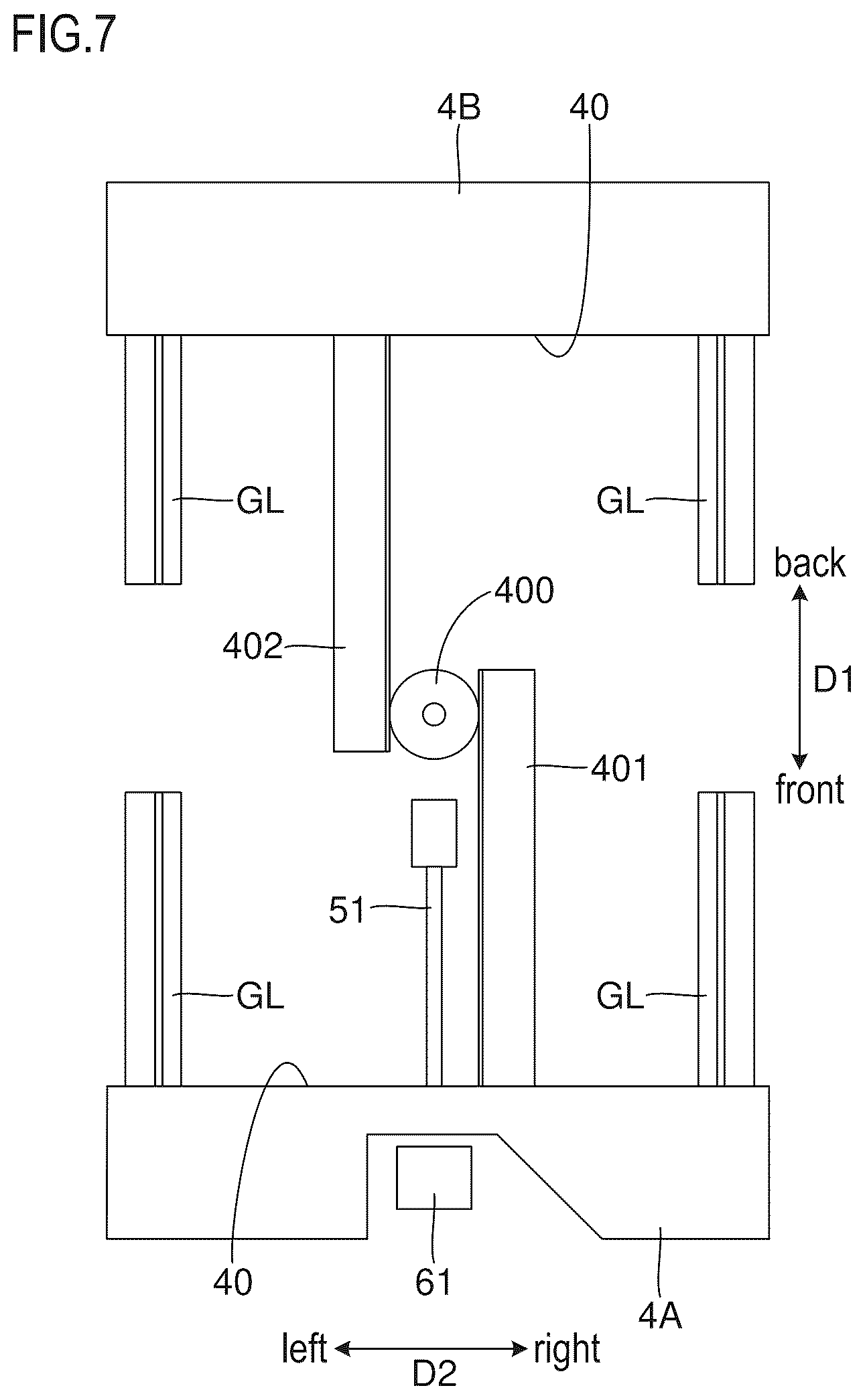 Patent US12612272 Figure 7 – Sheet storage device and image formation system including same