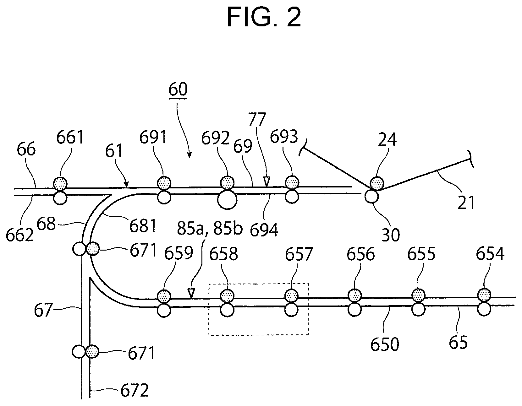 Patent US12612276 Figure 2 – Sheet transporting device and image forming apparatus