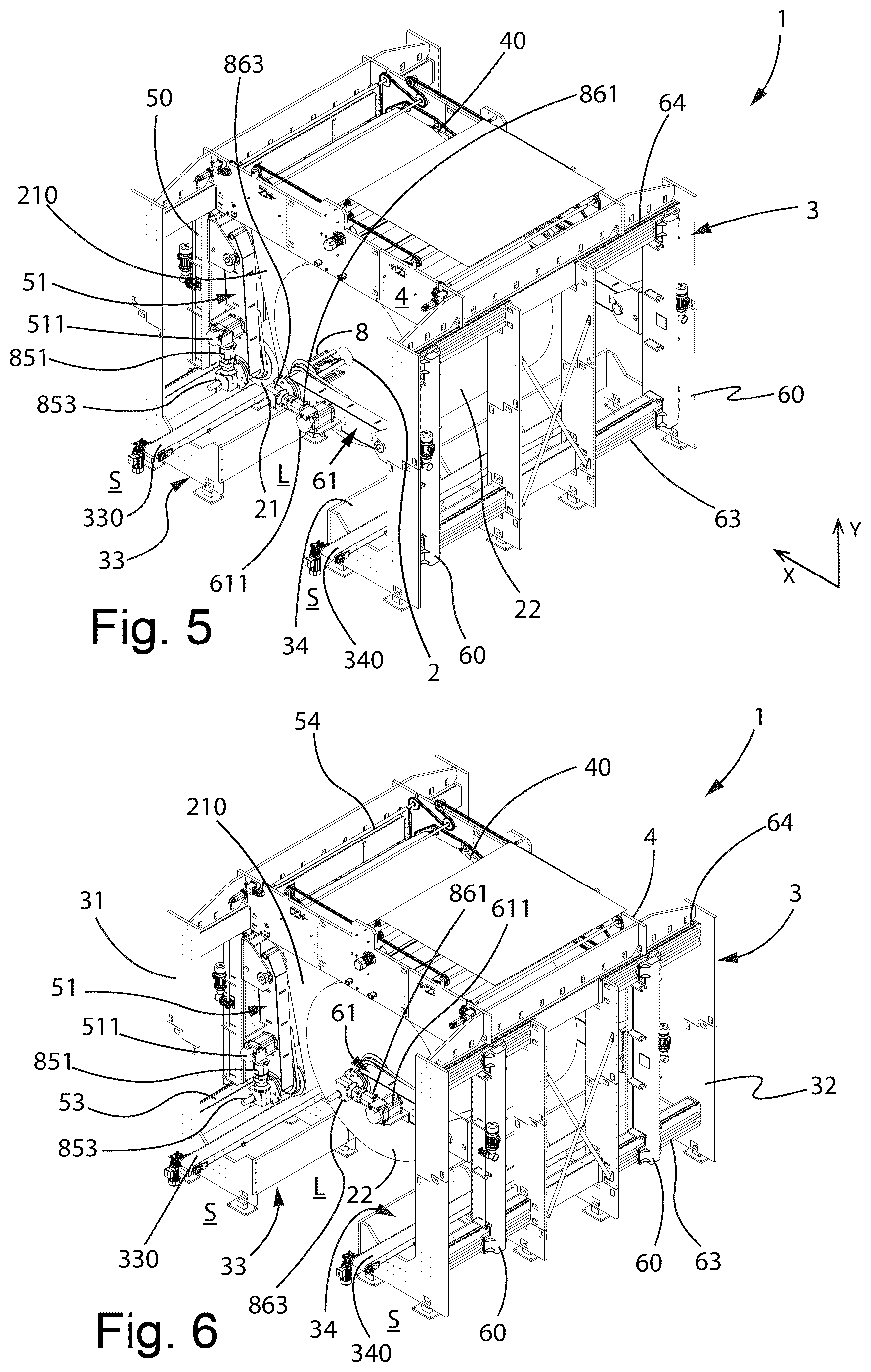 Patent US12612278 Figure 3 – Unwinder, in particular for unwinding reels of paper, semi-automatic plant comprising such unwinder and process for unwinding reels