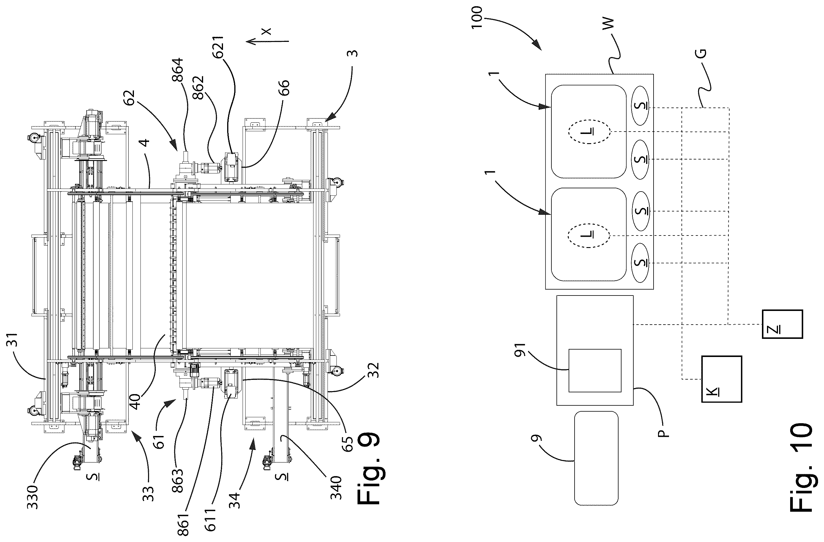 Patent US12612278 Figure 5 – Unwinder, in particular for unwinding reels of paper, semi-automatic plant comprising such unwinder and process for unwinding reels