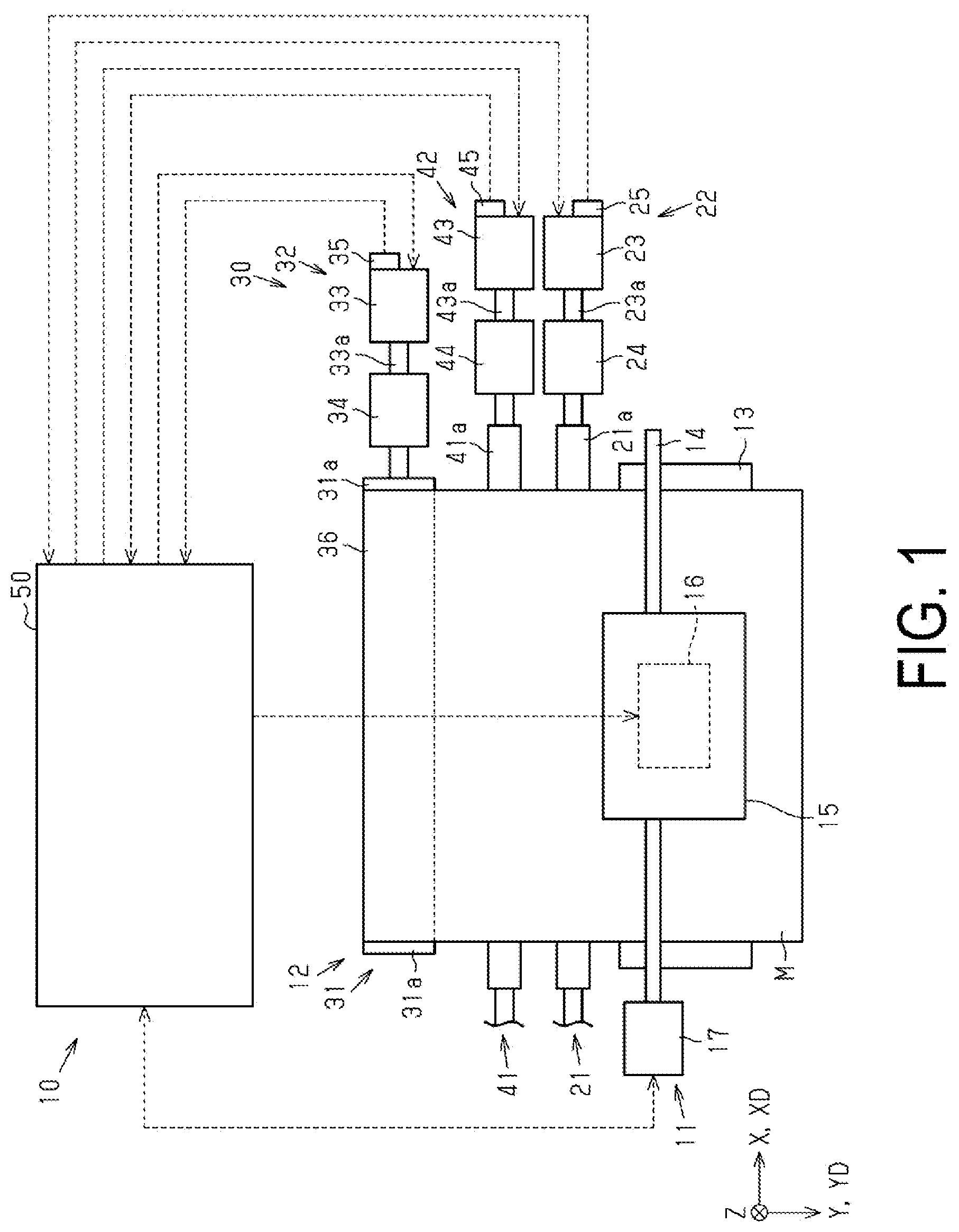 Patent US12612279 Figure 1 – Printing apparatus and conveyance control method