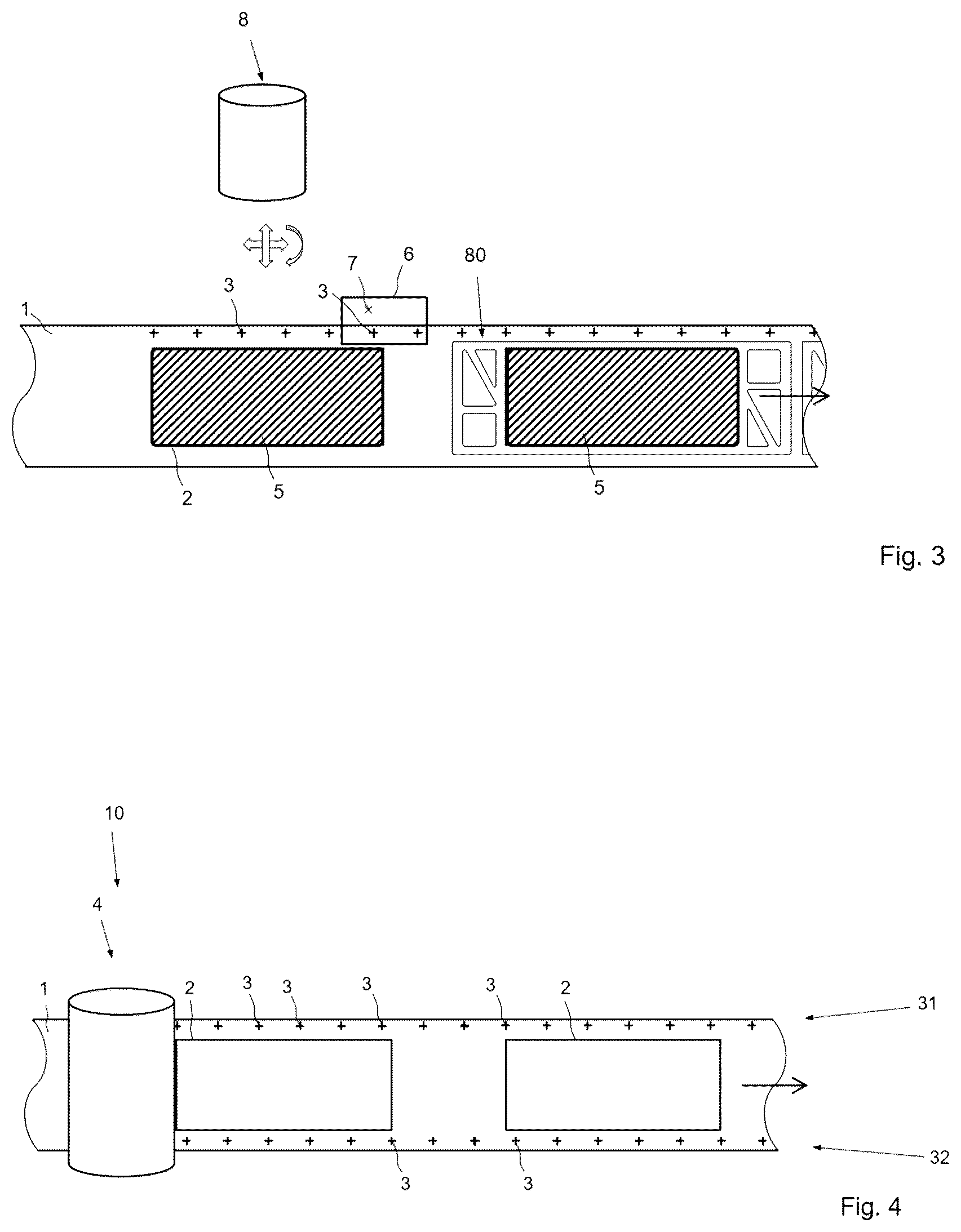 Patent US12612280 Figure 2 – Method and device for positionally accurate processing of a material web