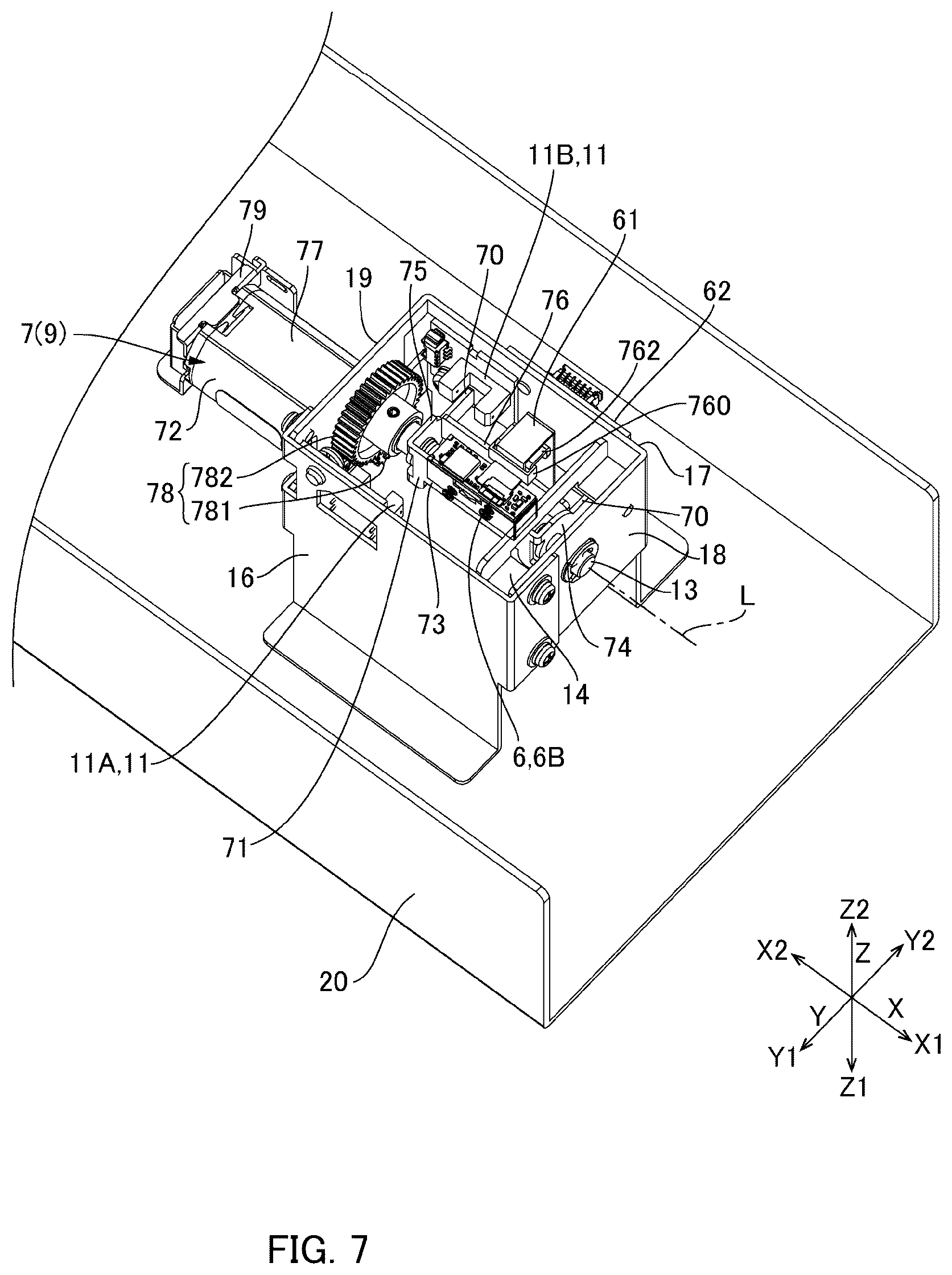 Patent US12612282 Figure 7 – Card issuing device