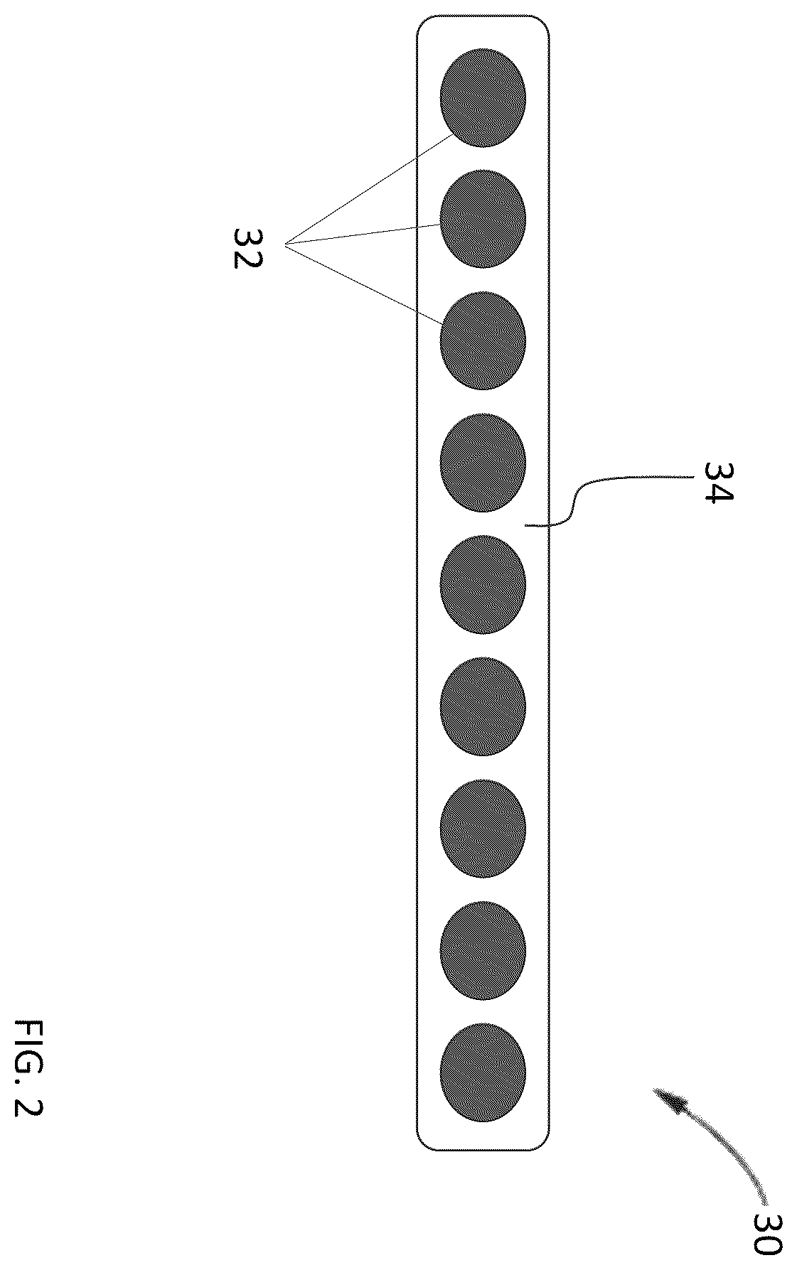 Patent US12612287 Figure 2 – High strength cord with improved detectability