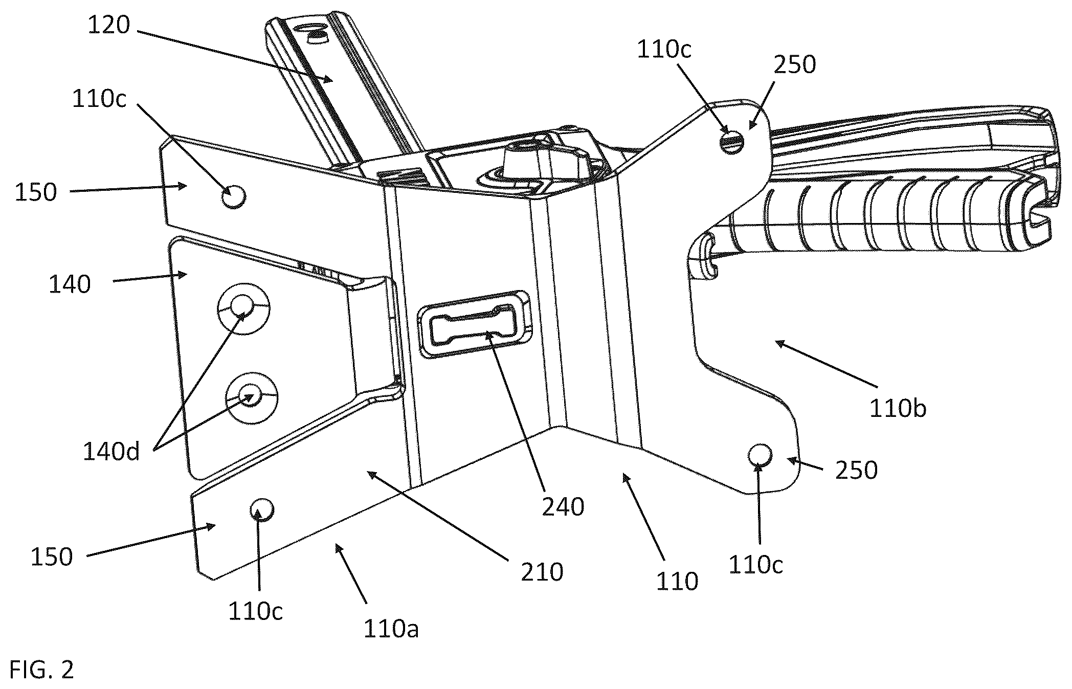 Patent US12612292 Figure 2 – Lifting and lowering tool