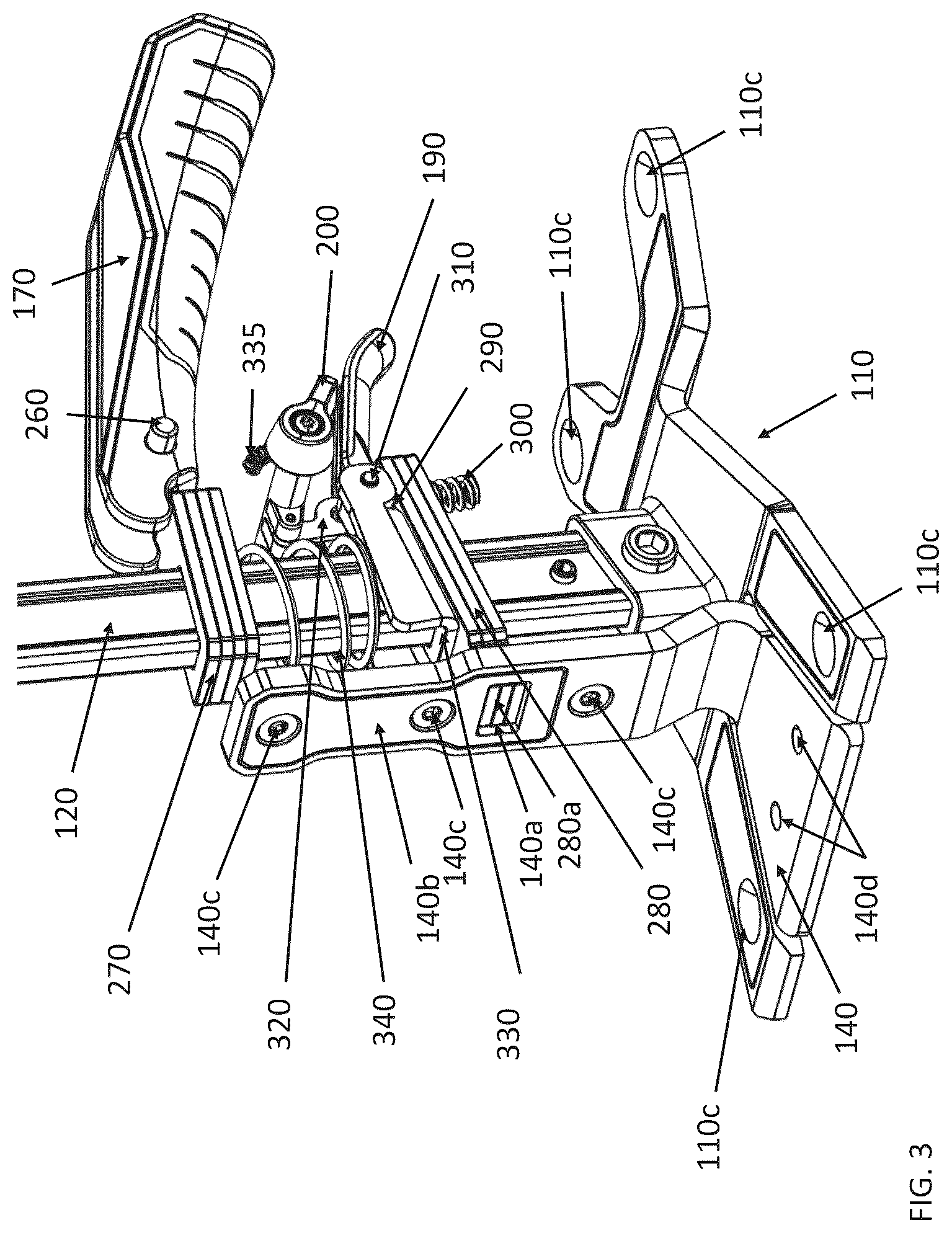 Patent US12612292 Figure 3 – Lifting and lowering tool