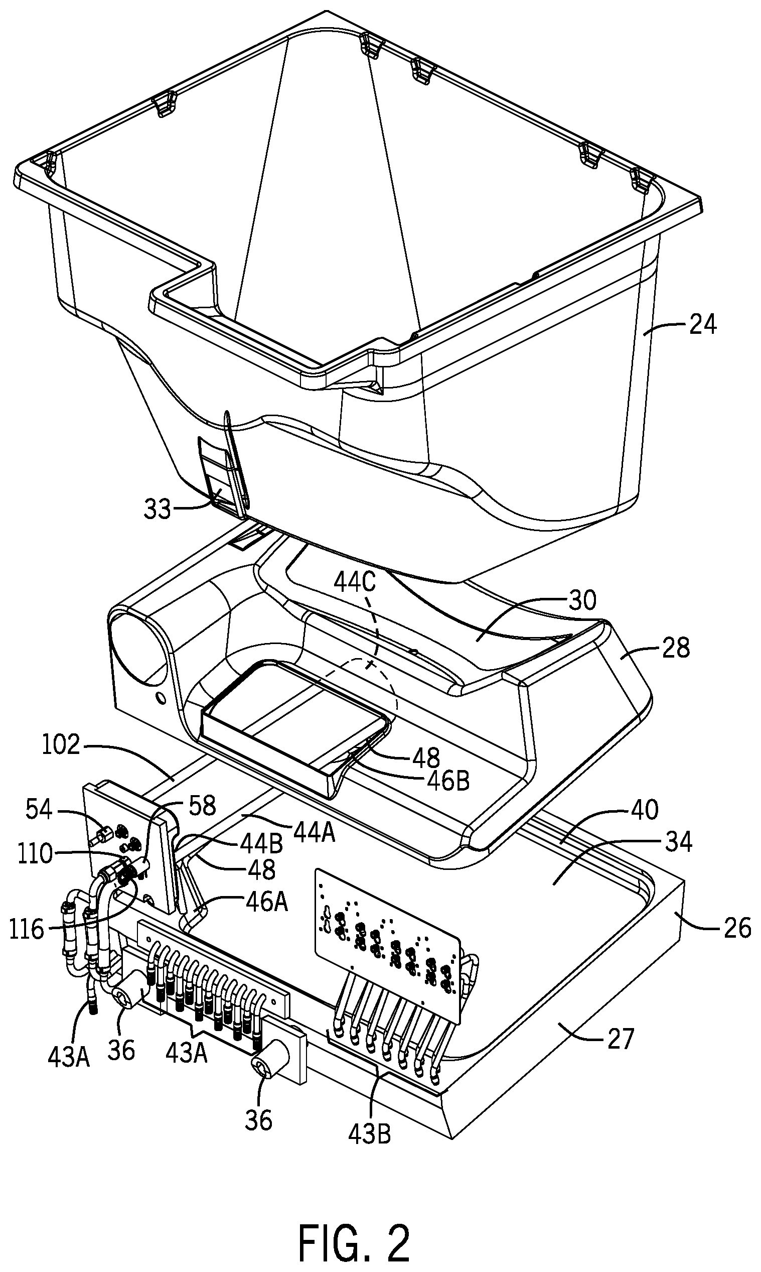 Patent US12612296 Figure 2 – Cold plate prechill circuit