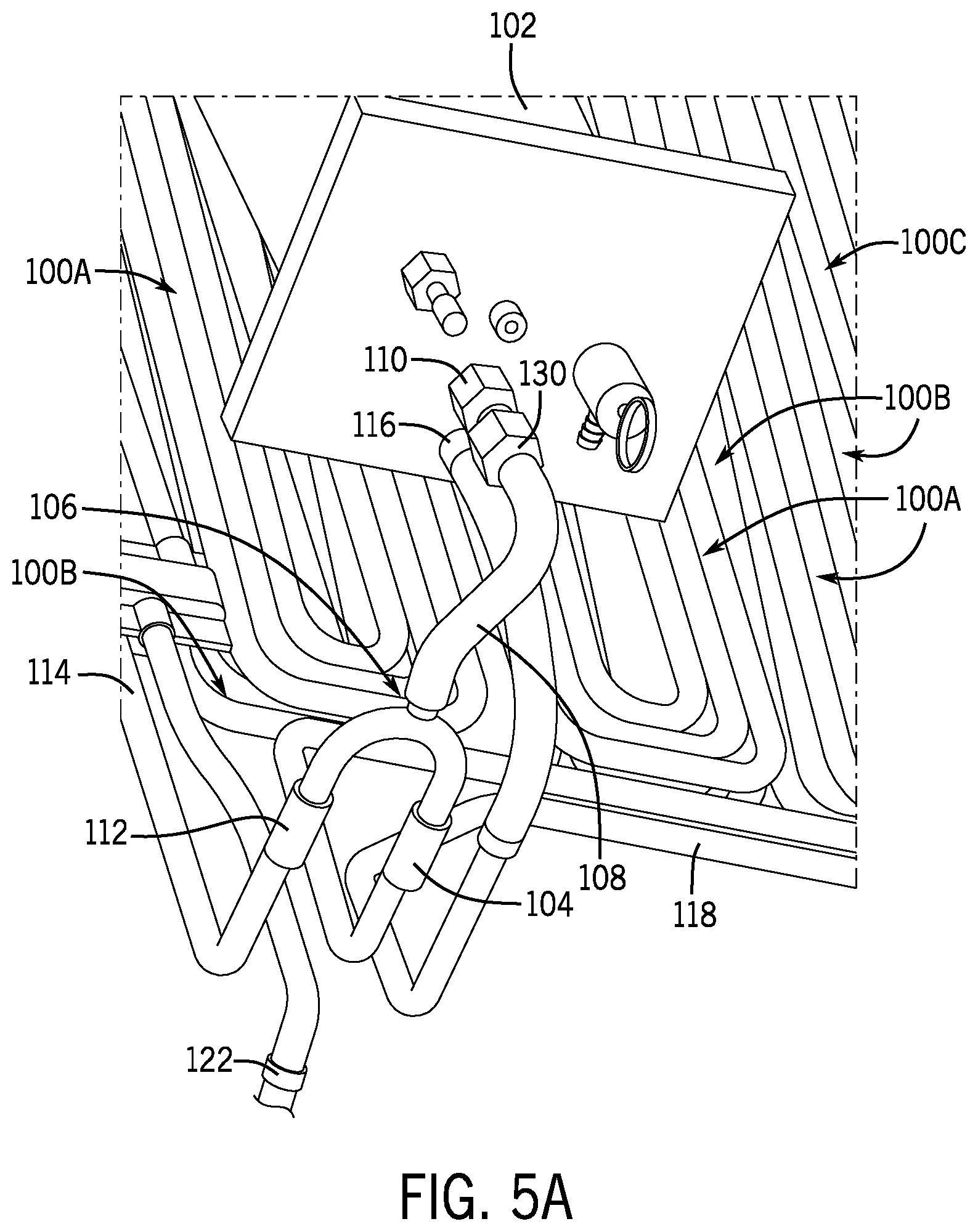Patent US12612296 Figure 5 – Cold plate prechill circuit