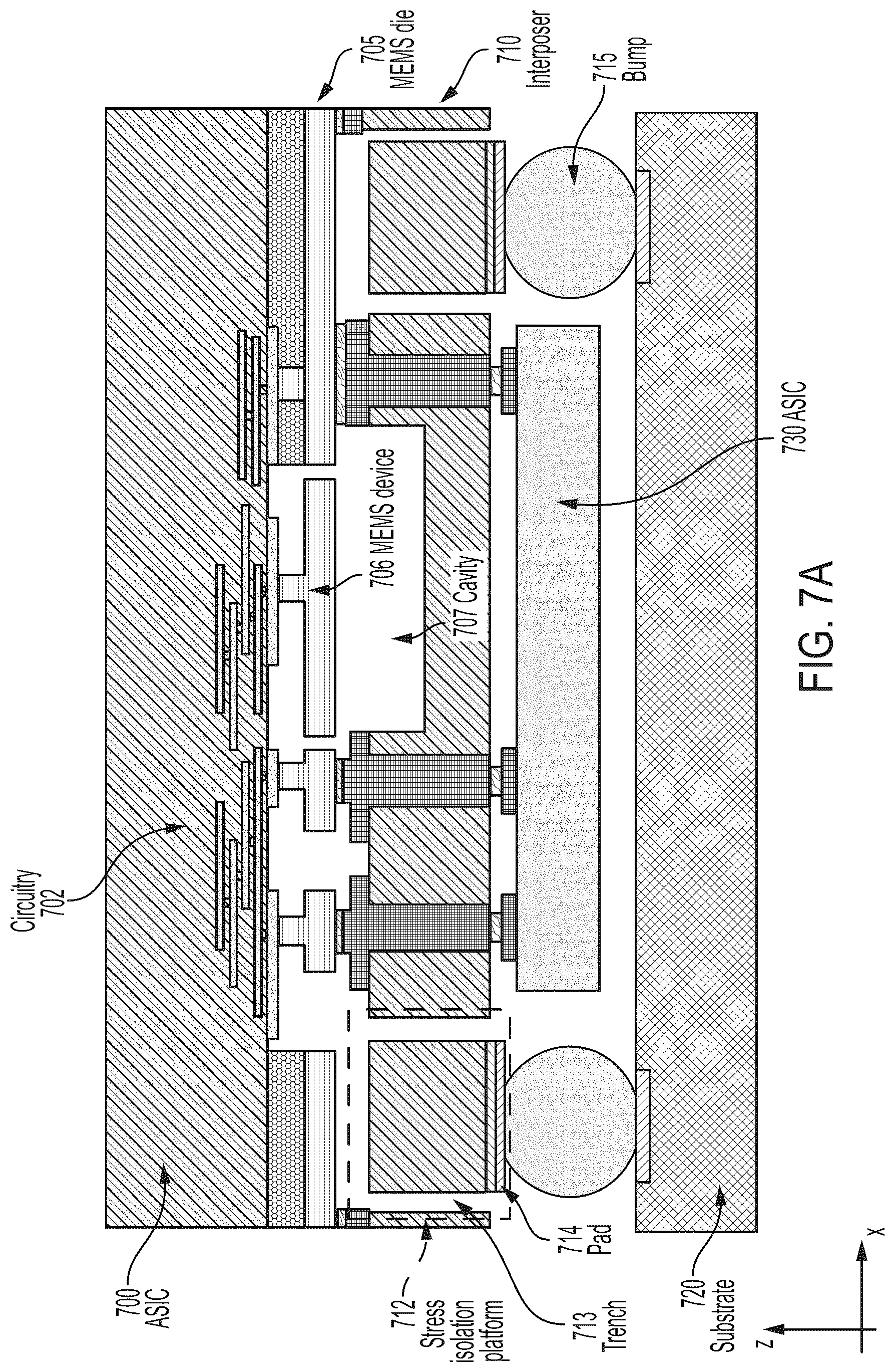 Patent US12612303 Figure 10 – Stress isolation for integrated circuit package integration
