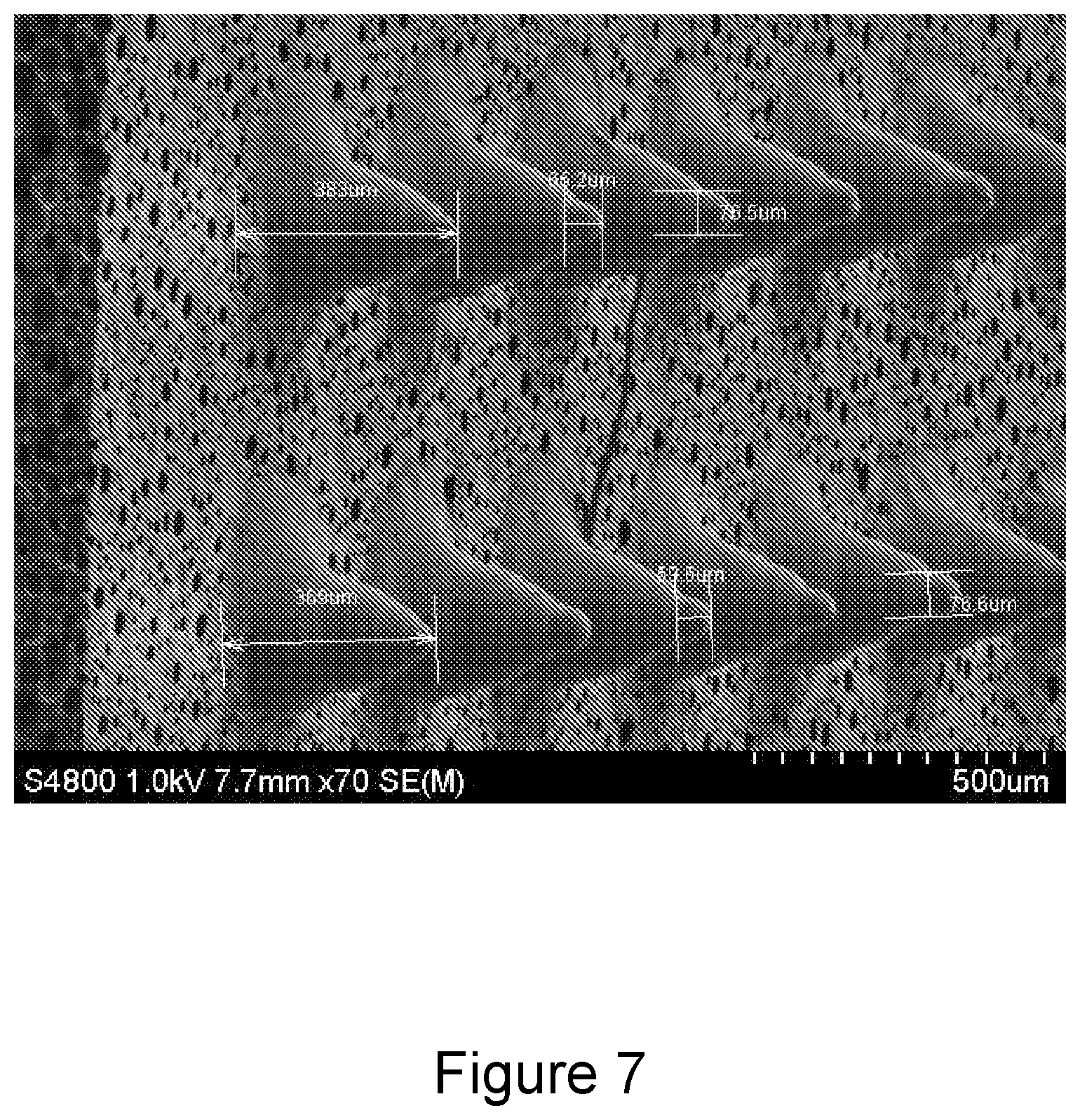 Patent US12612304 Figure 7 – Method for making microneedles using a high viscosity composition