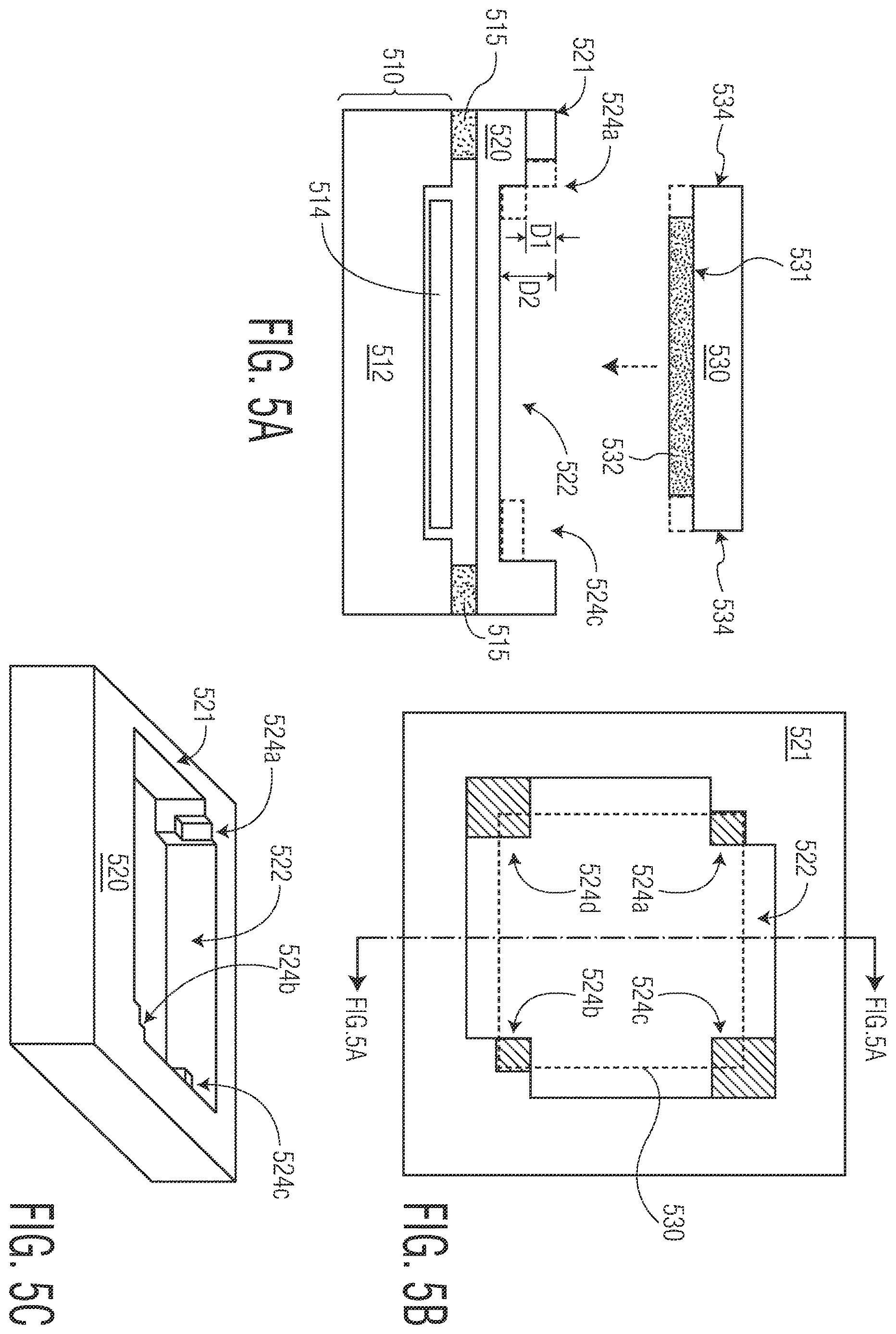 Patent US12612306 Figure 5 – Die stacking with controlled angular alignment