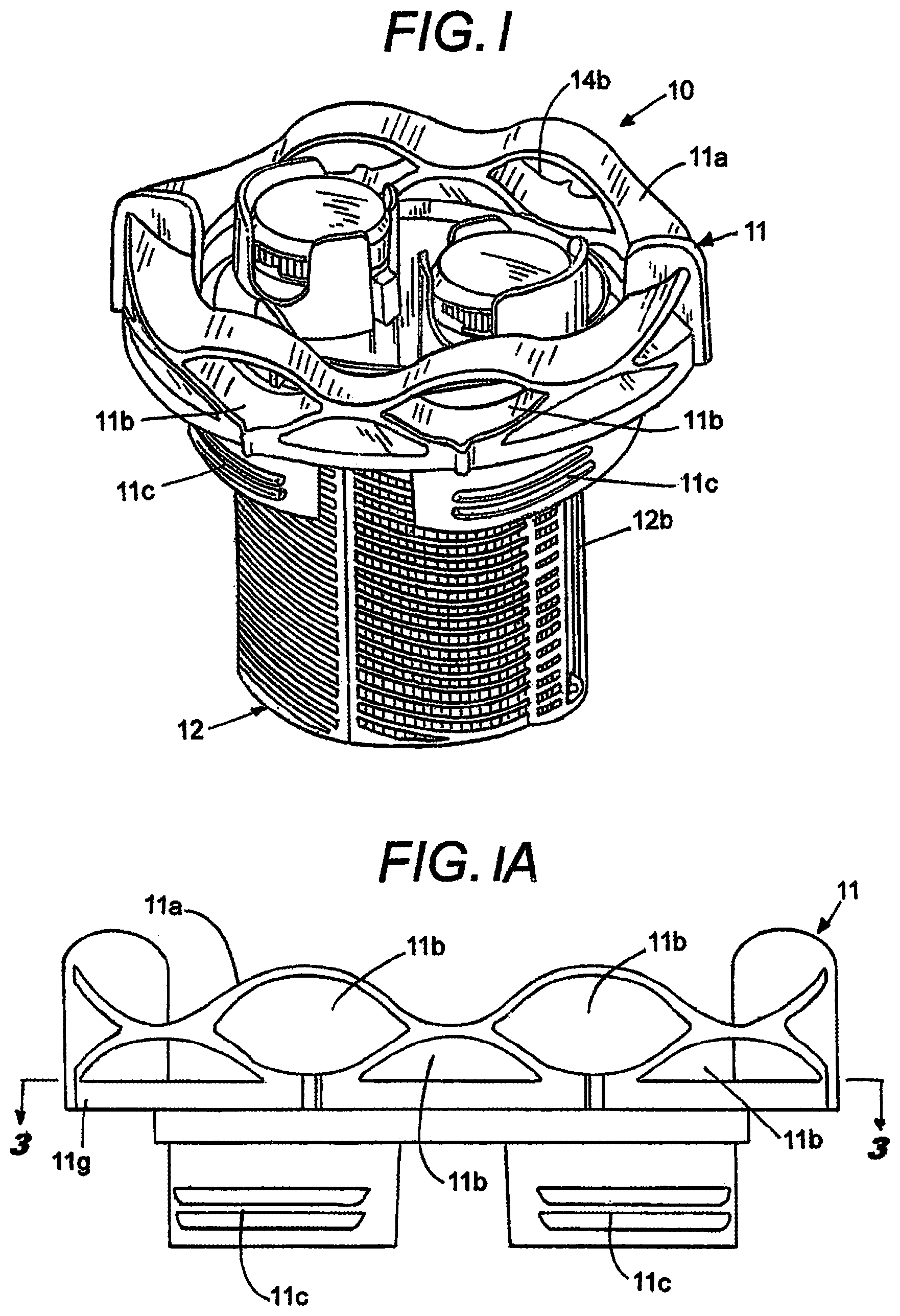 Patent US12612319 Figure 1 – Inline filterwell floating weir dispenser