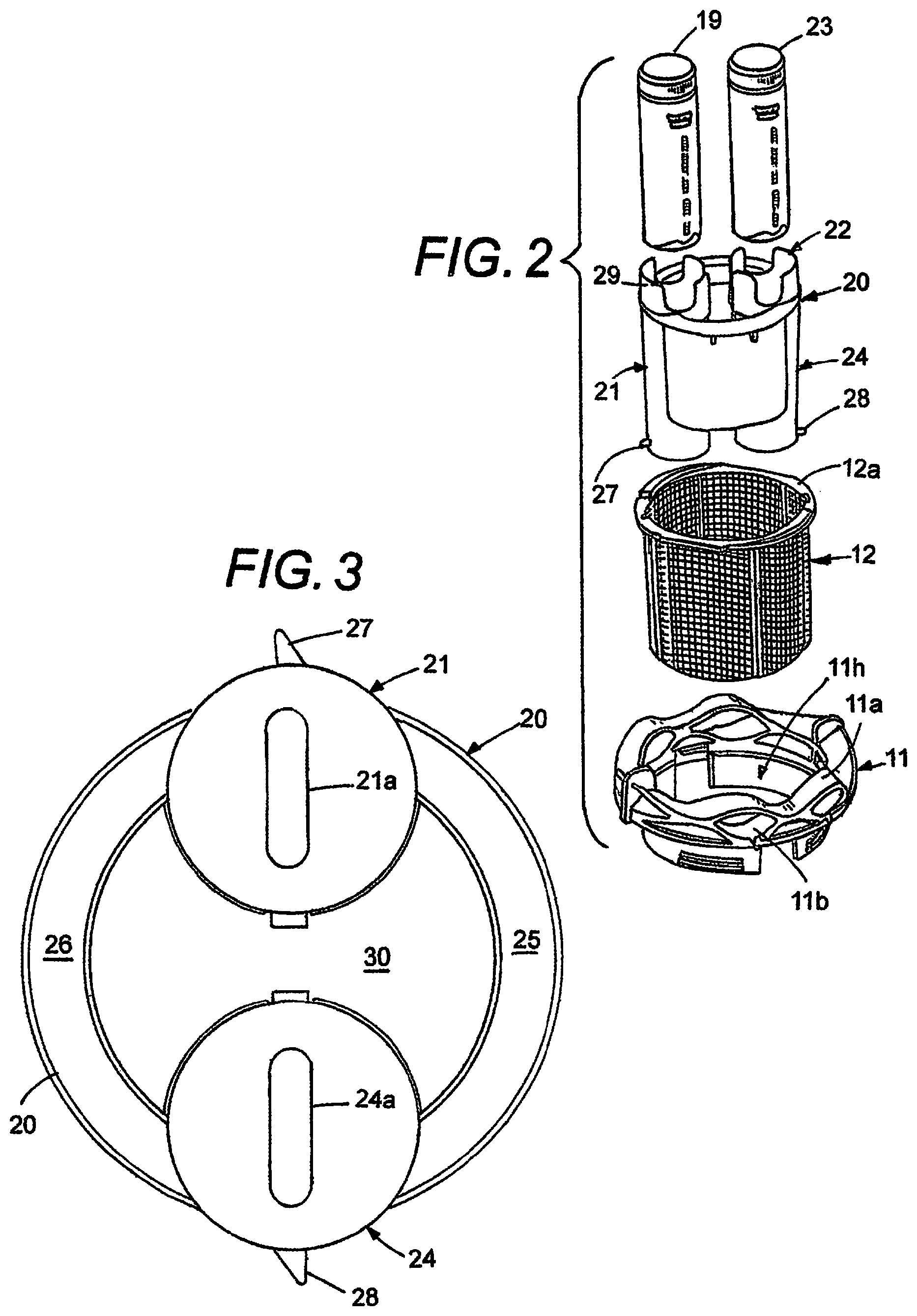 Patent US12612319 Figure 2 – Inline filterwell floating weir dispenser