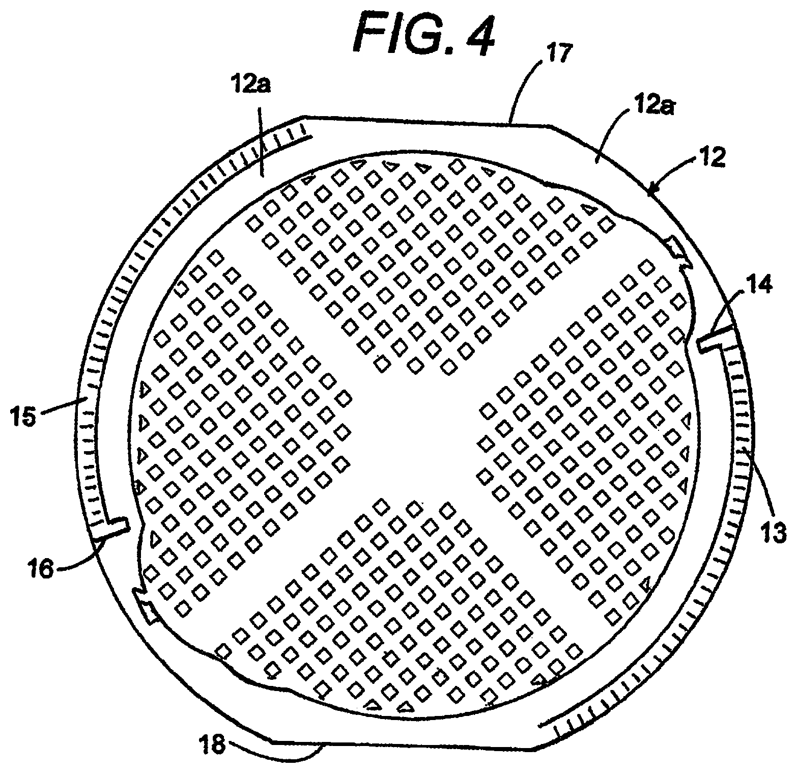 Patent US12612319 Figure 5 – Inline filterwell floating weir dispenser