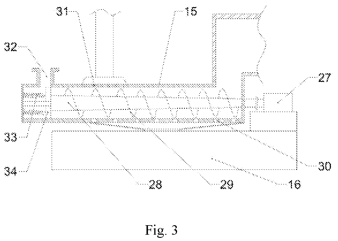 Patent US12612321 Figure 3 – Anaerobic digestion device for organic solid waste based on uncoupling of hydraulic retention time (HRT) from sludge retention time (SRT)
