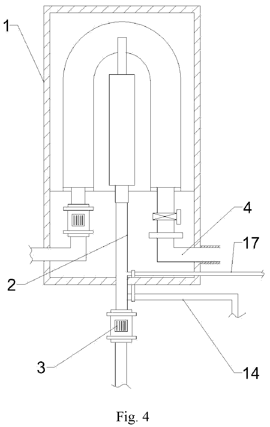 Patent US12612321 Figure 4 – Anaerobic digestion device for organic solid waste based on uncoupling of hydraulic retention time (HRT) from sludge retention time (SRT)