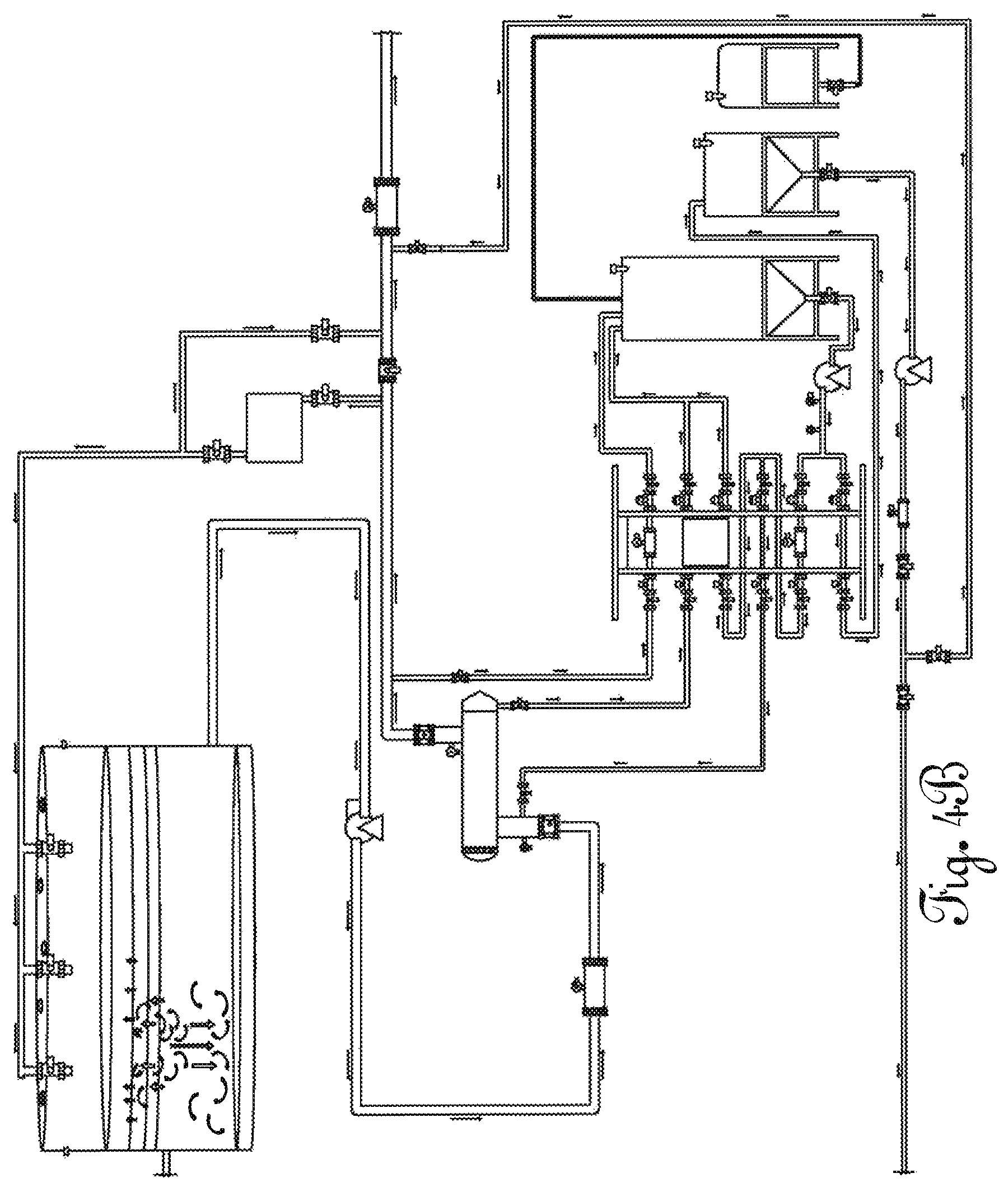 Patent US12612323 Figure 8 – Process for dissociating, chelating, and dissolving solids, suspended solids, and bacteria, harvesting and liberating oxygen bound to other substances, and preventing dissolved solids from precipitating and reprecipitating in oil separation systems