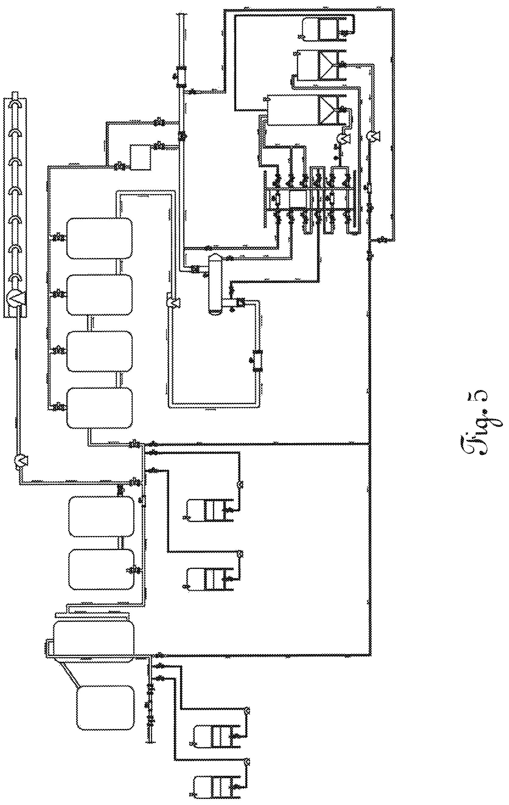 Patent US12612323 Figure 9 – Process for dissociating, chelating, and dissolving solids, suspended solids, and bacteria, harvesting and liberating oxygen bound to other substances, and preventing dissolved solids from precipitating and reprecipitating in oil separation systems
