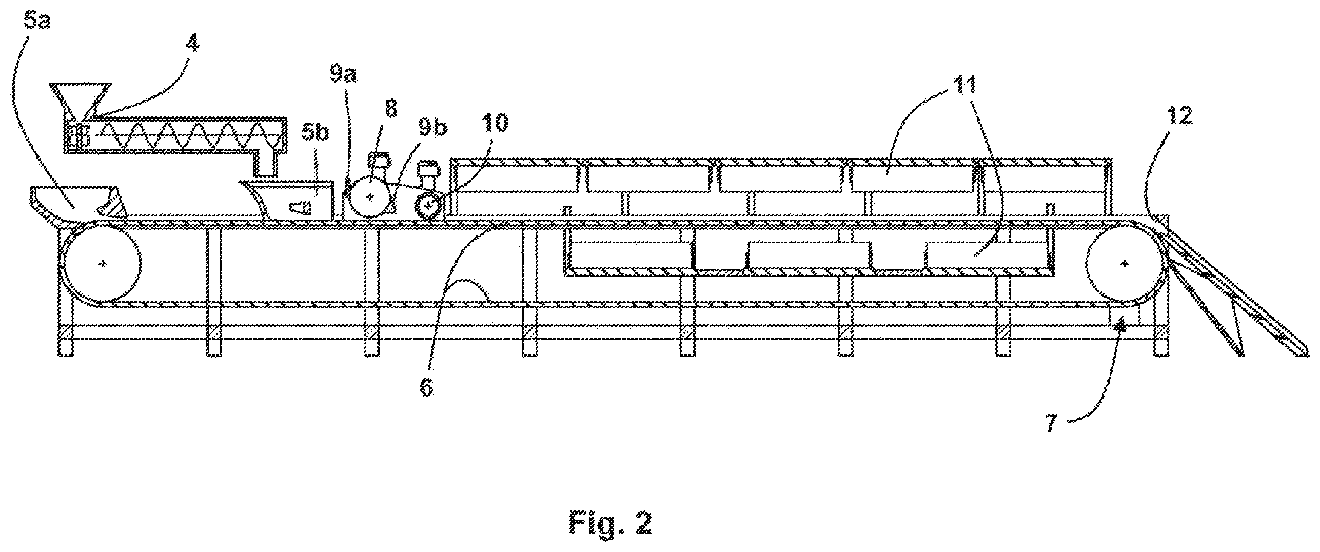 Patent US12612326 Figure 2 – Method and device for producing piece goods
