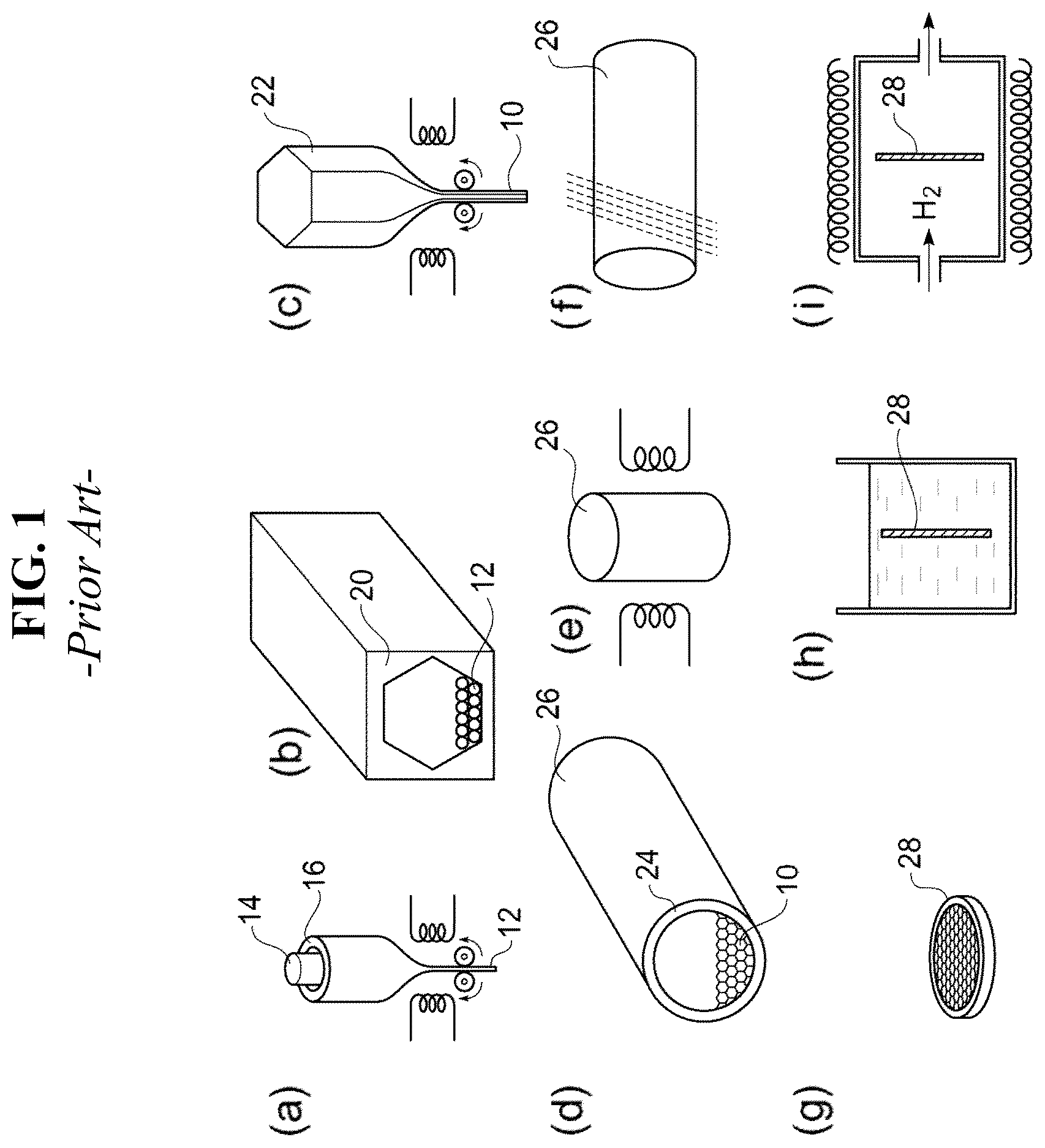 Patent US12612327 Figure 1 – Method for manufacturing microchannel plate