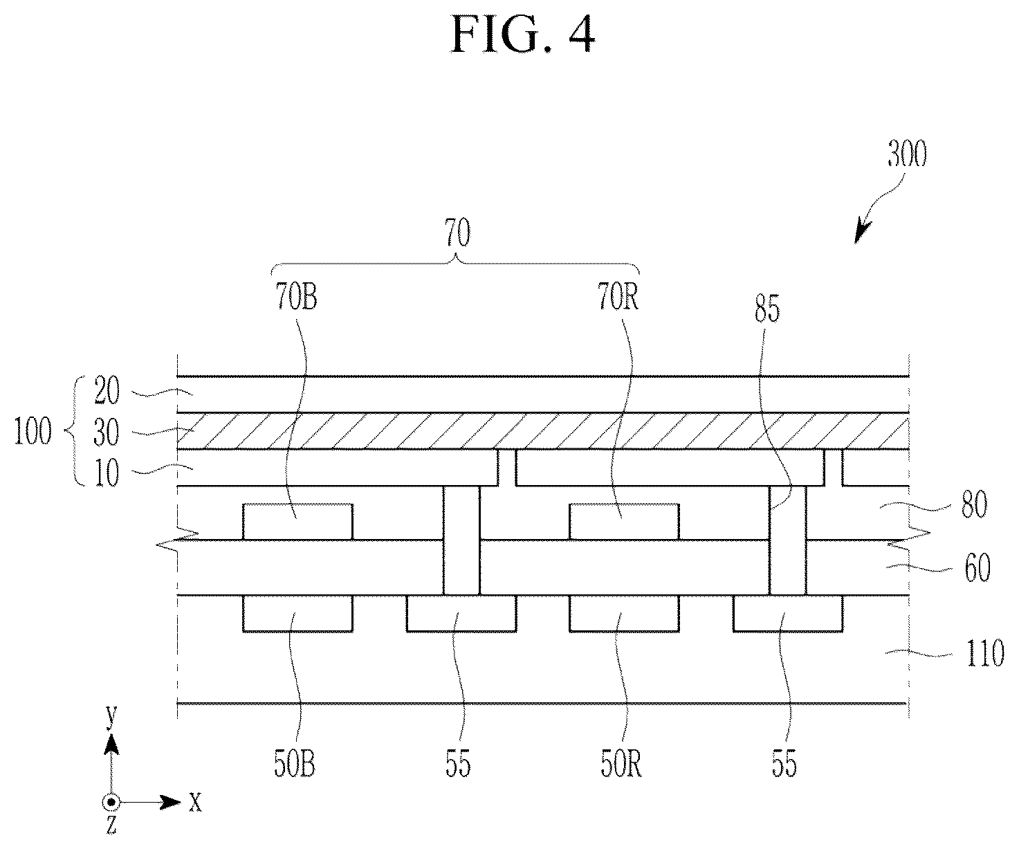Patent US12612378 Figure 4 – Compound, photoelectric device, light absorption sensor, sensor-embedded display panel, and electronic device
