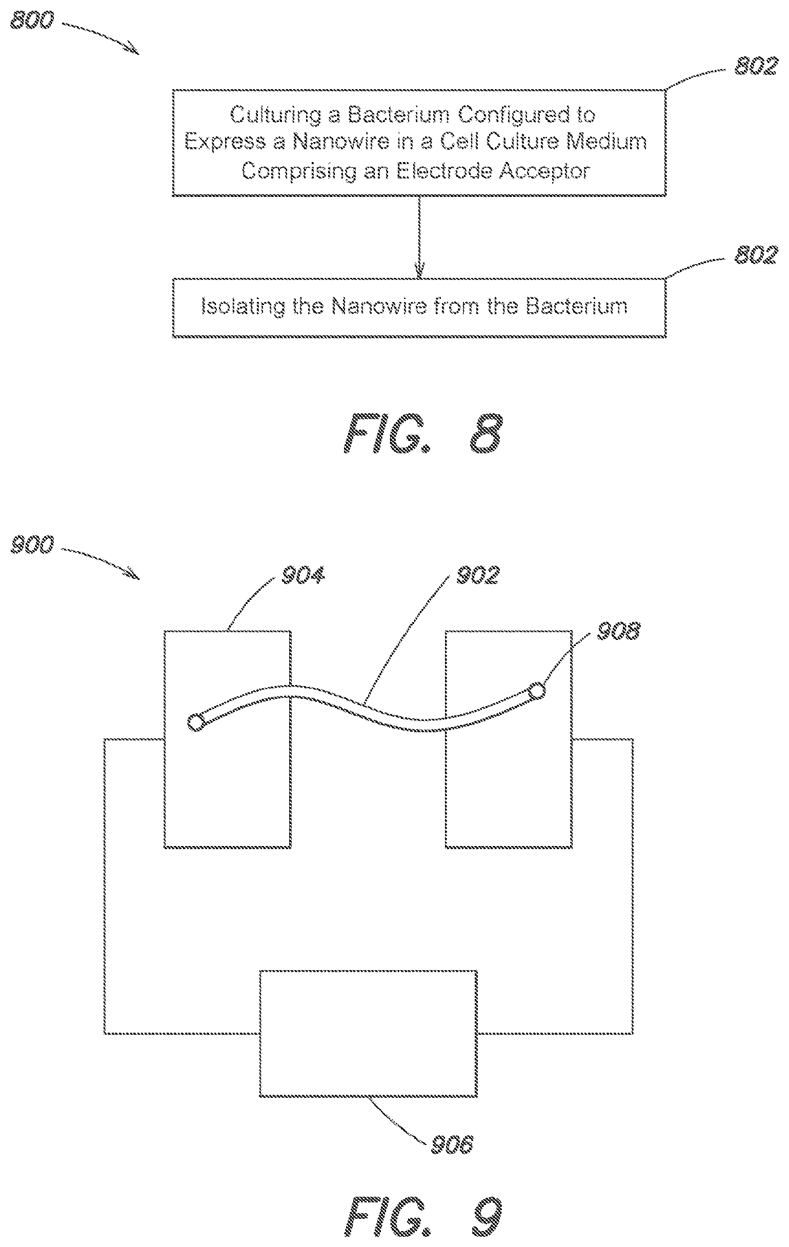 Patent US12612434 Figure 10 – Systems and methods for forming biological nanowires and applications thereof