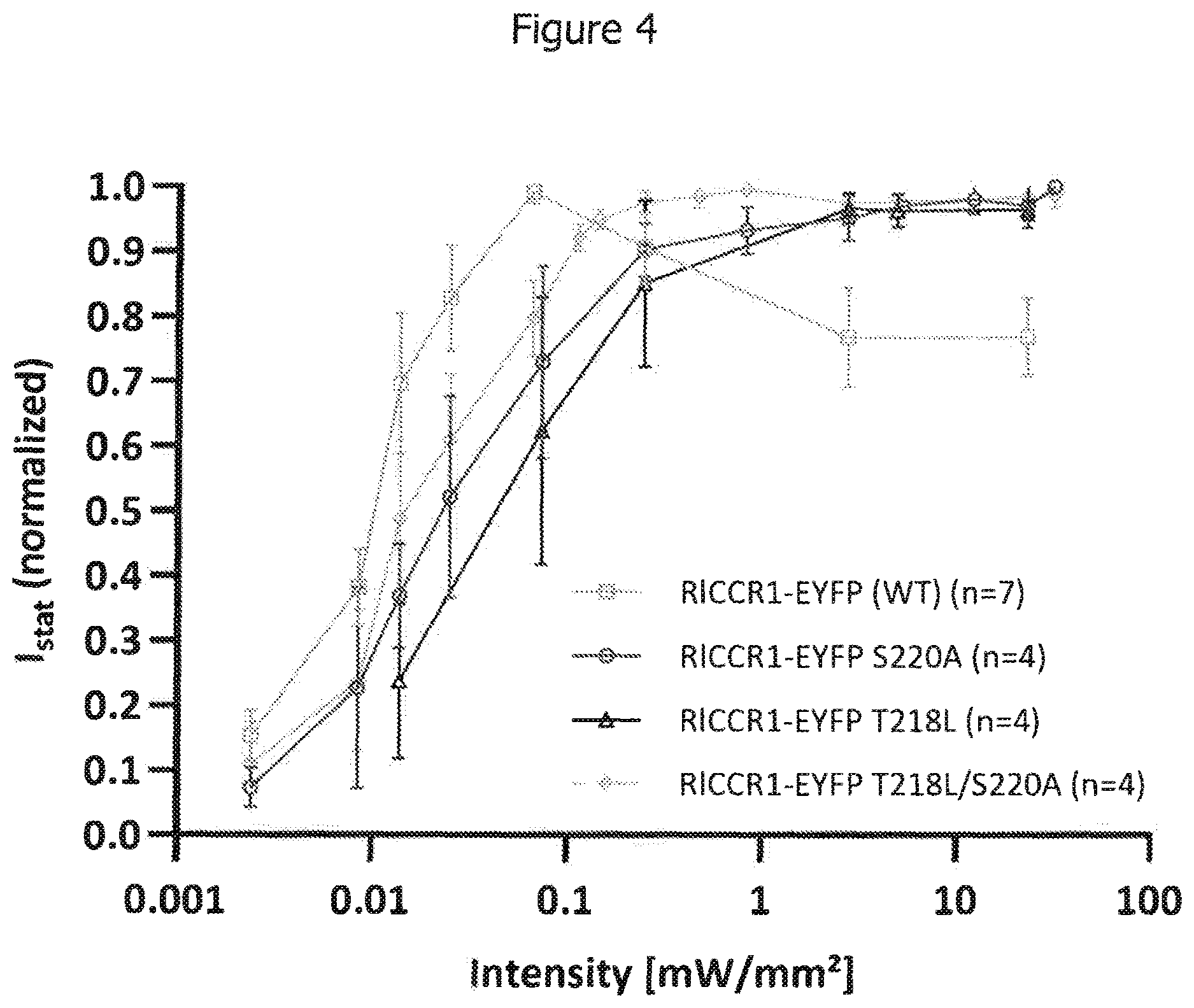Patent US12612439 Figure 6 – Mutant bacteriorhodopsin-like-channelrhodopsin ion channel