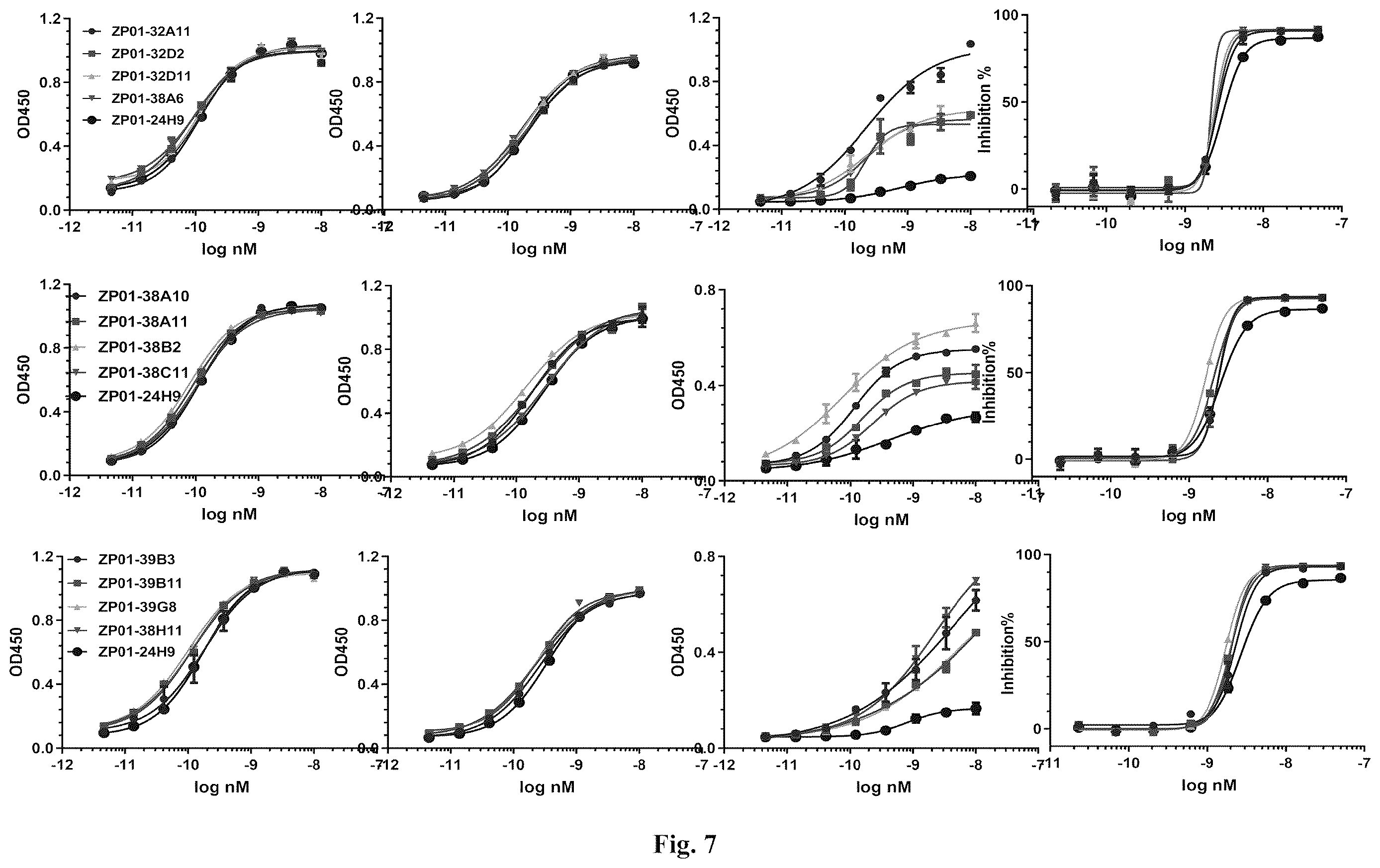 Patent US12612460 Figure 11 – Anti-PD-1 antibodies and fusion proteins