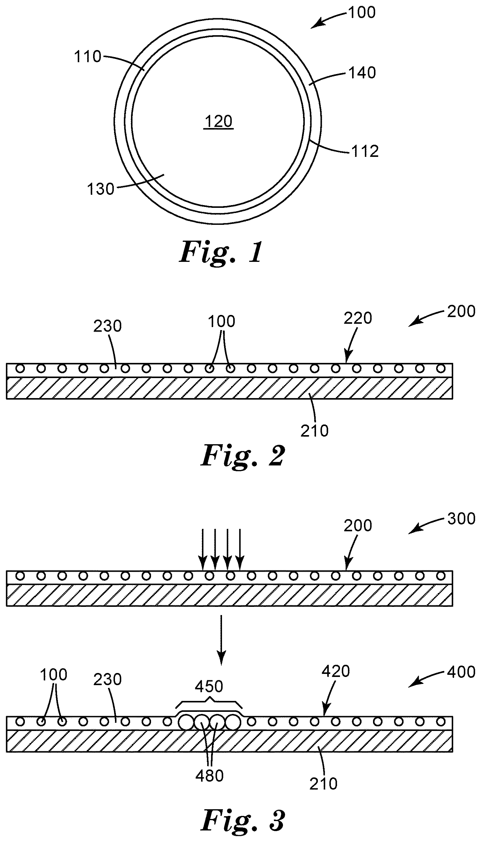 Patent US12612527 Figure 1 – Expandable microsphere, markable article, marked article, and method of making the same