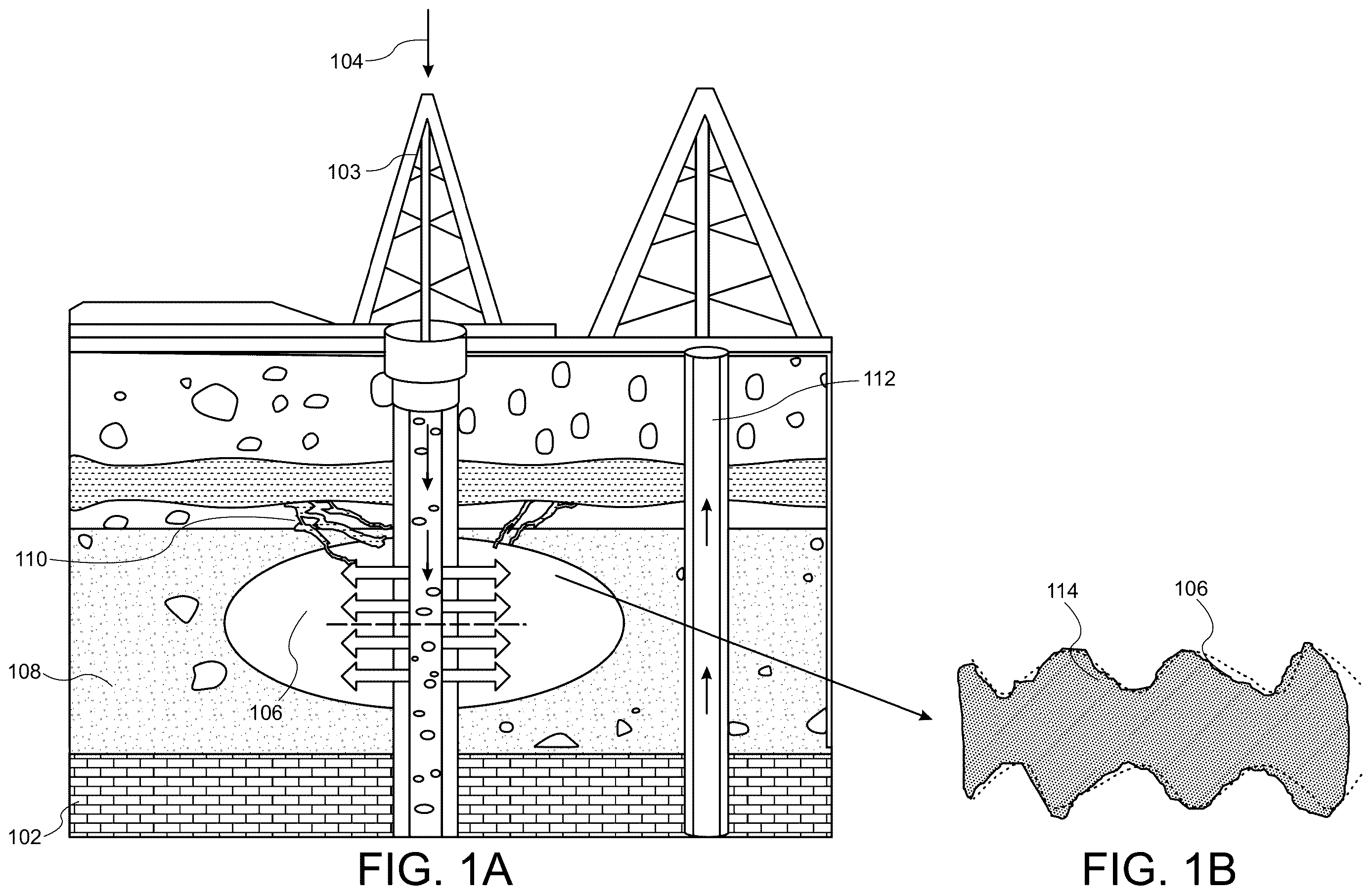 Patent US12612545 Figure 1 – Bio-composite seal for water shut off application in a fractured substrate