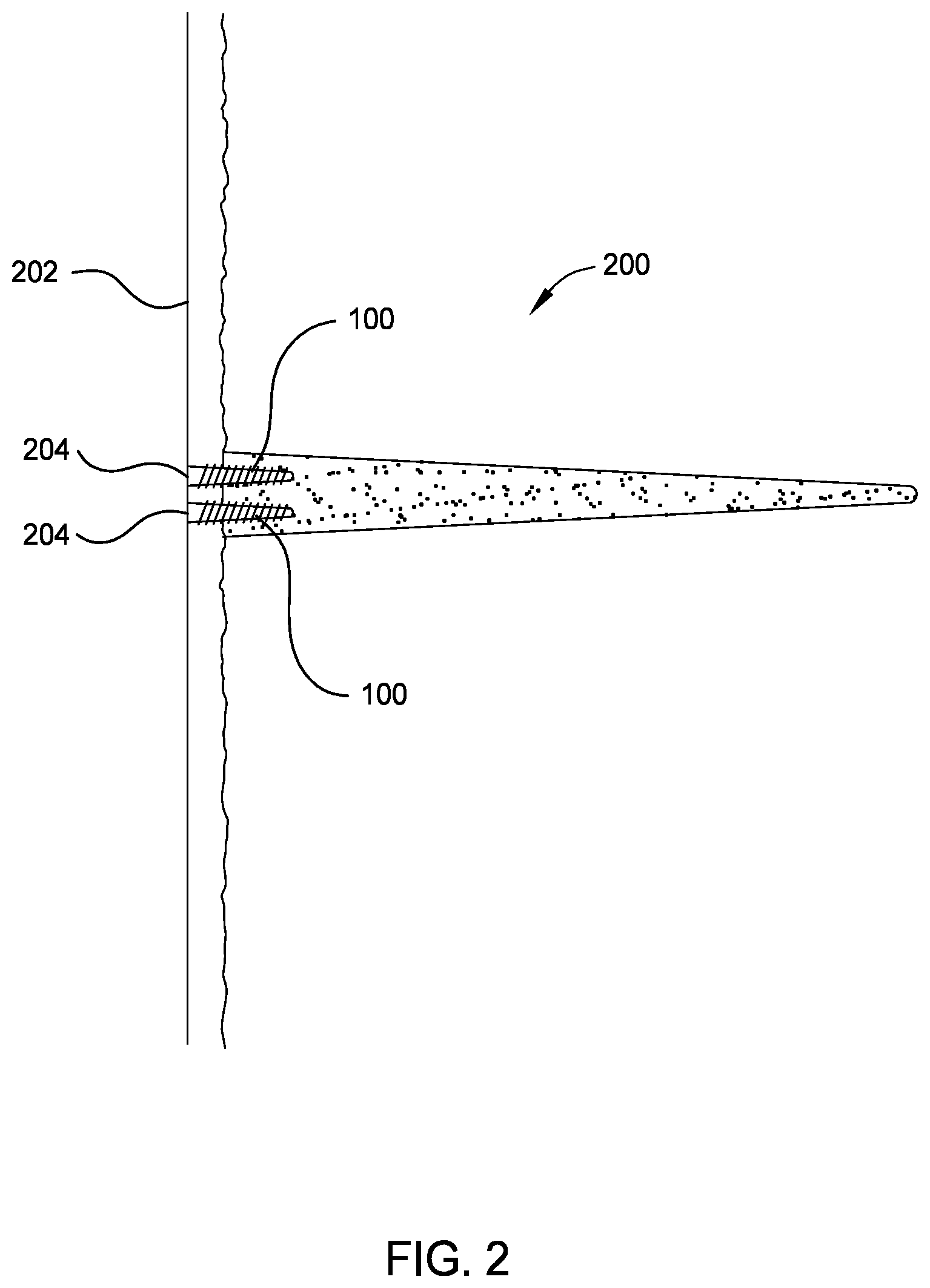 Patent US12612546 Figure 2 – Composite diversion particle agglomeration