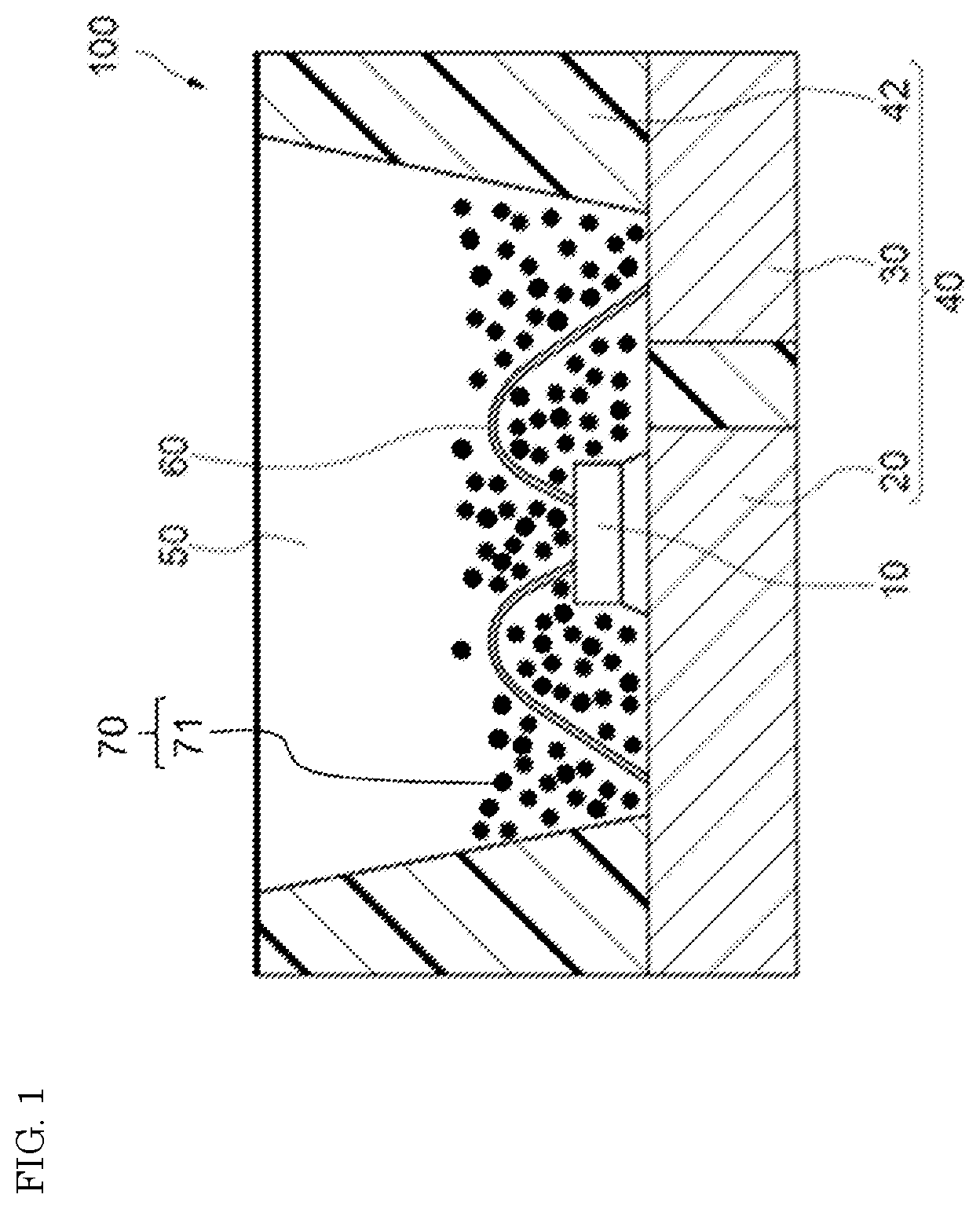 Patent US12612549 Figure 1 – Oxide fluorescent material, light emitting device, and method for producing oxide fluorescent material