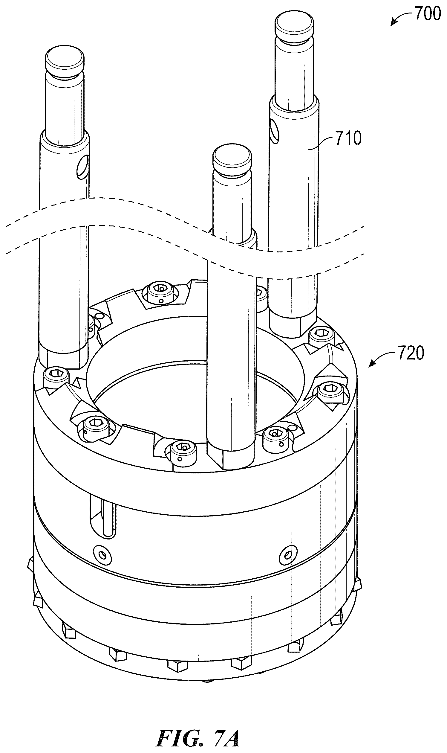 Patent US12612555 Figure 7 – Systems and methods for removing carbon from reaction chambers in pyrolysis reactors